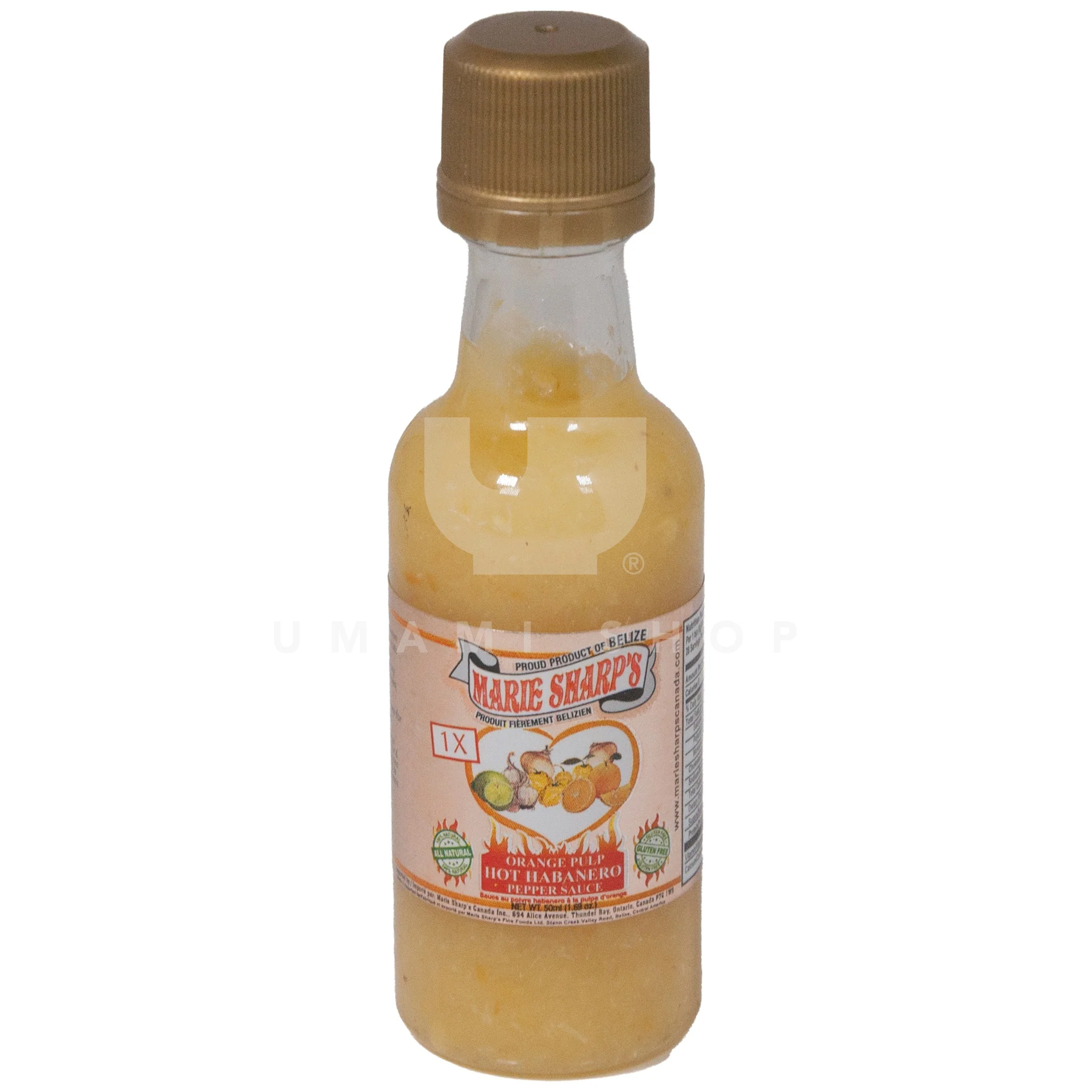 Mini Habanero Sauce Orange