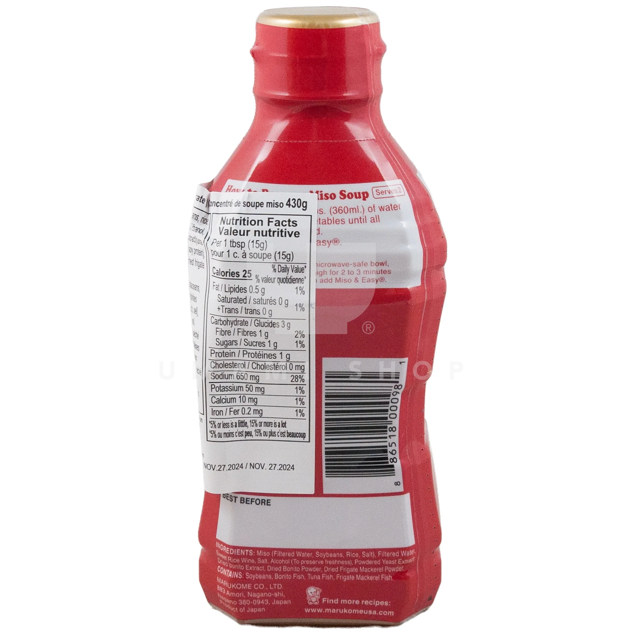 Miso Broth Concentrate Original (GF) - Image 2