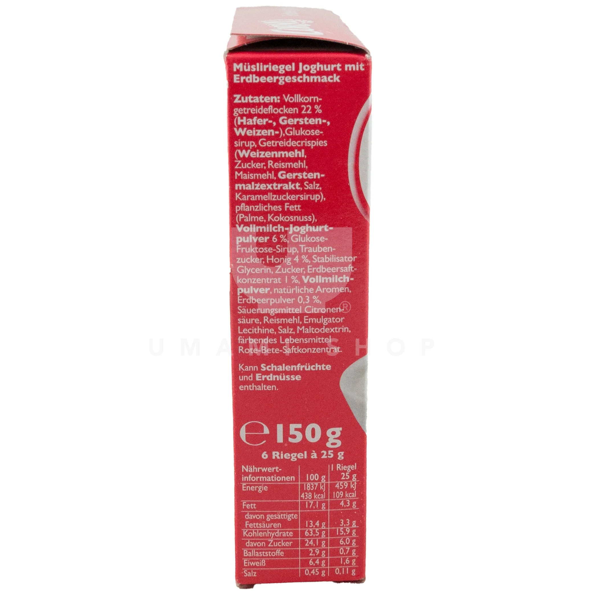 Muesli Bar Strawberry-Yogurt 6Pcs - Image 2