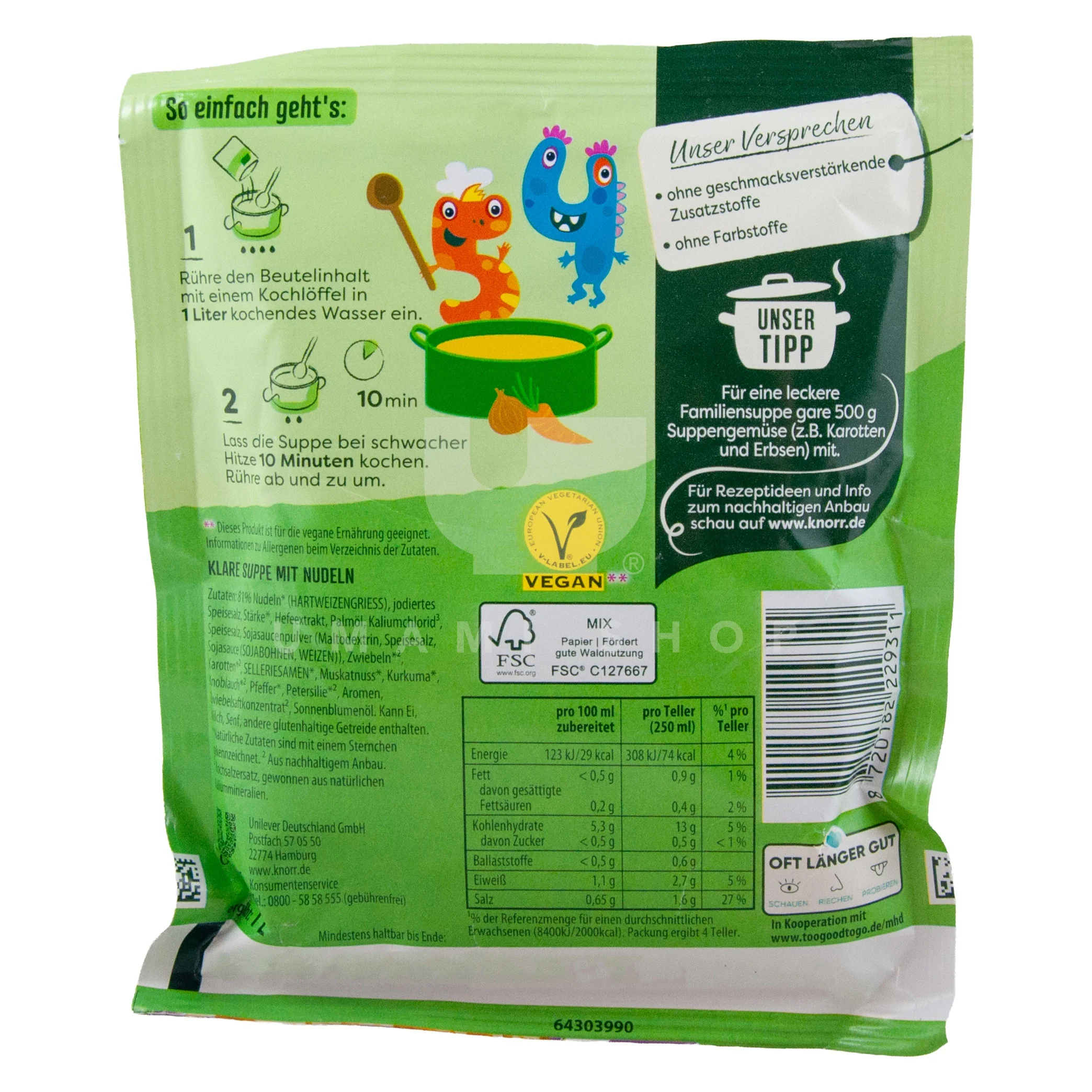 Noodle Soup Mix "Numbers" (V) - Image 2