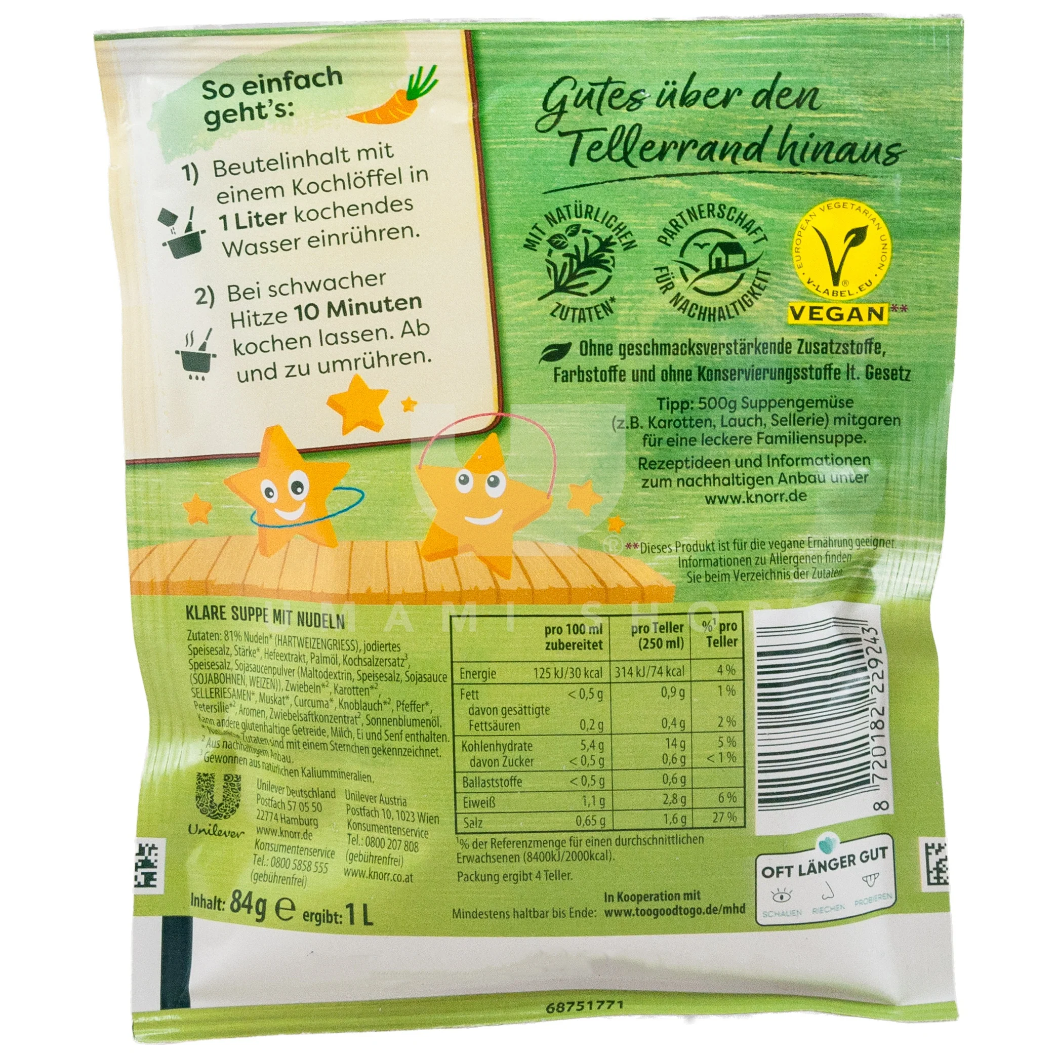 Noodle Soup Mix "Stars" (4Portions) - Image 2