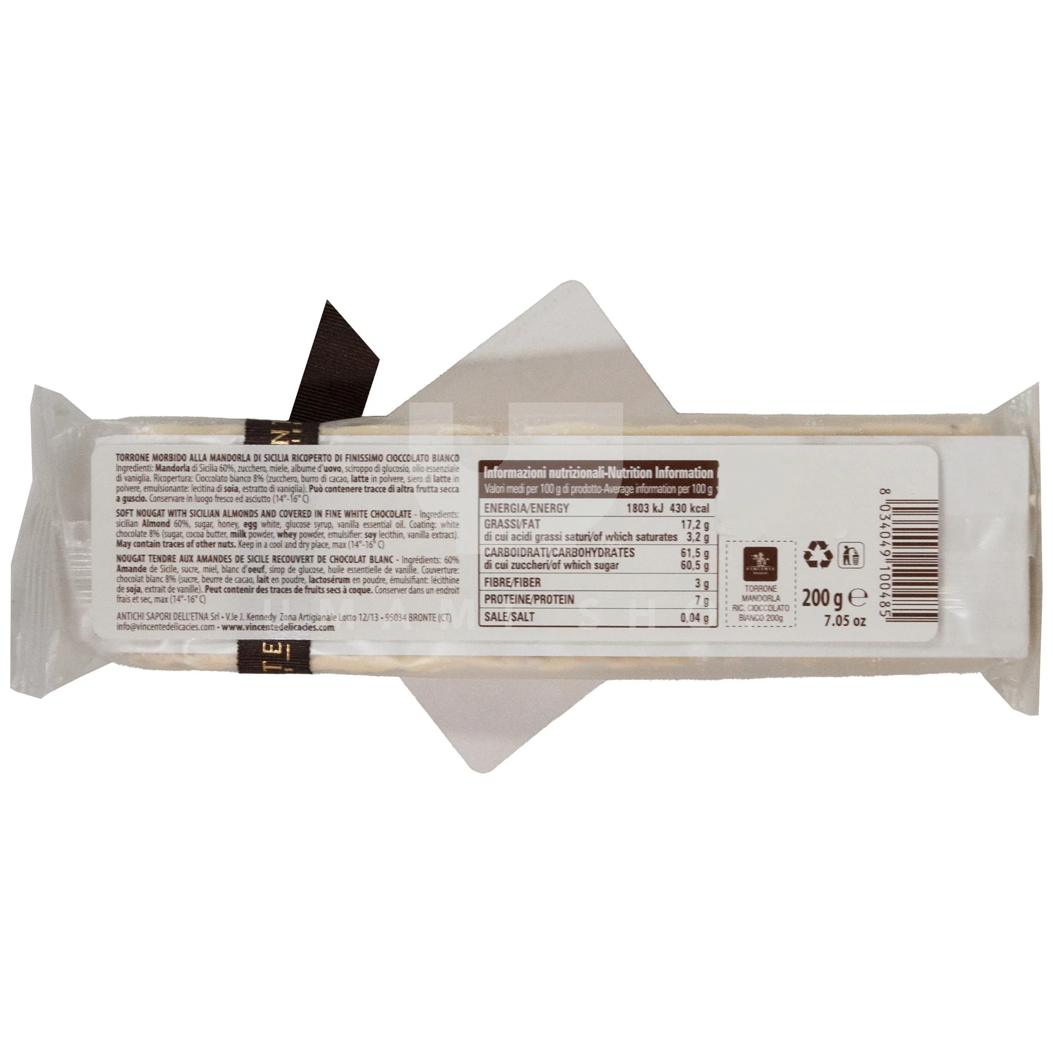 Nougat w/Almonds White Choco. - Image 2