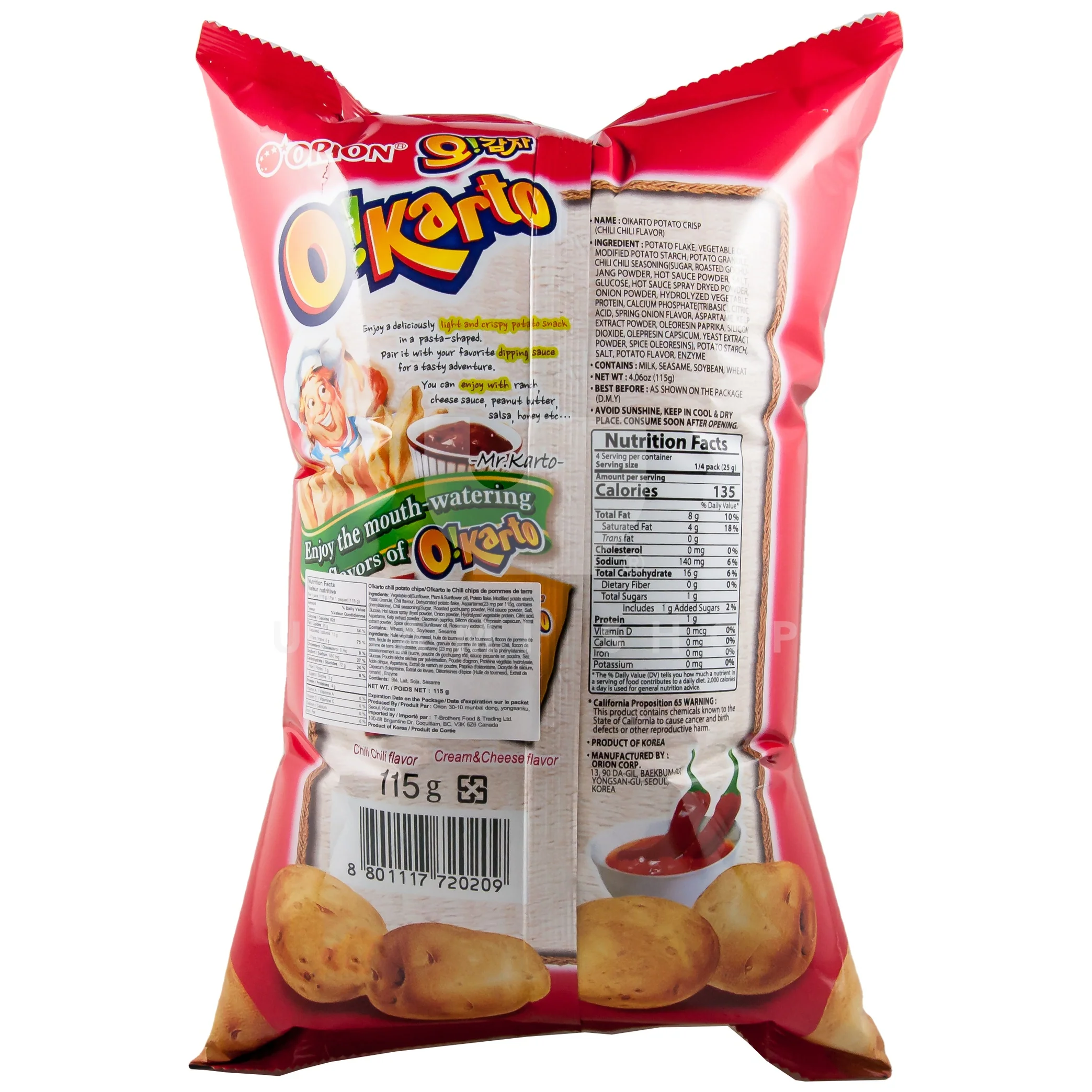 O! Karto Chilli Chips - Image 2