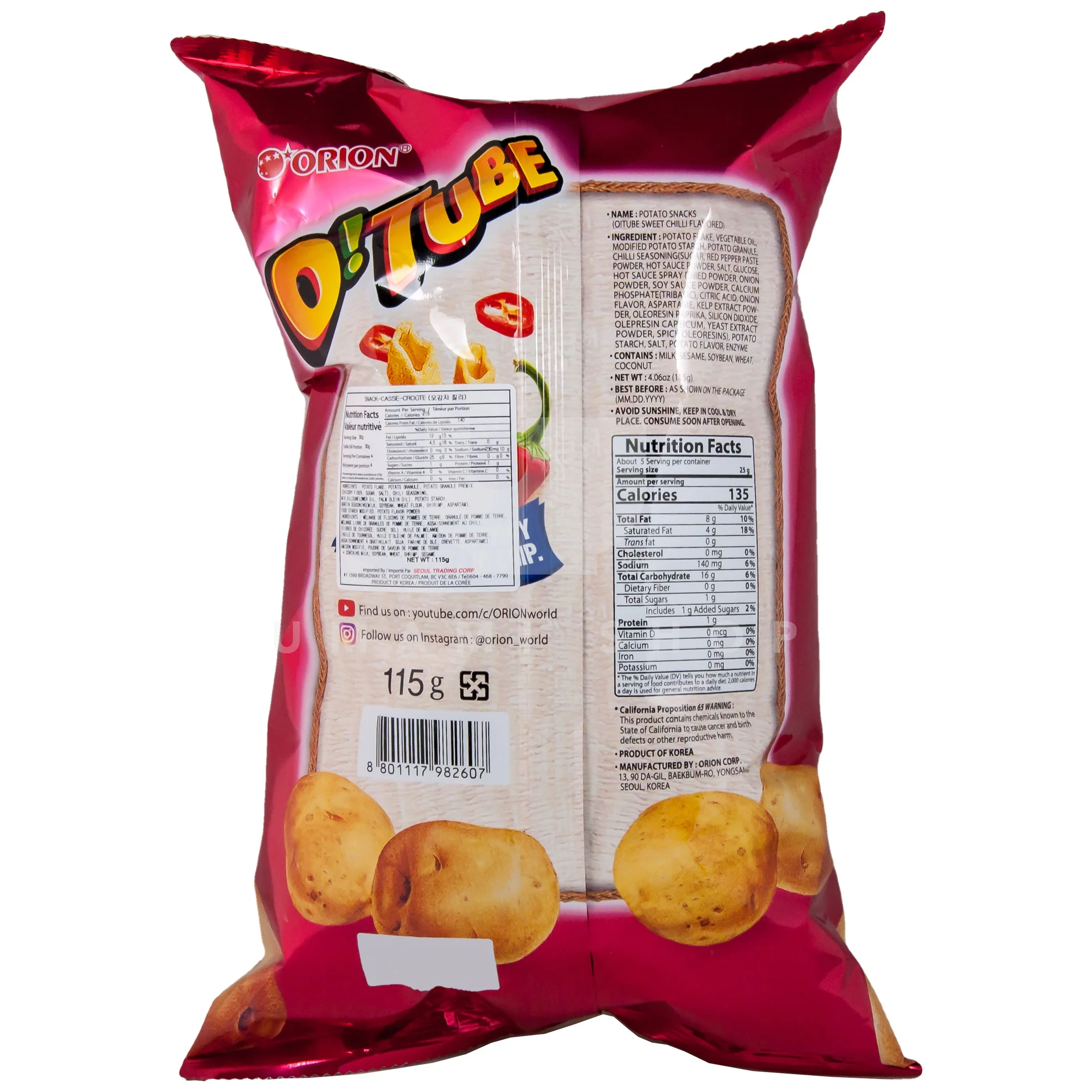 O! Karto Sweet Chilli Chips - Image 2