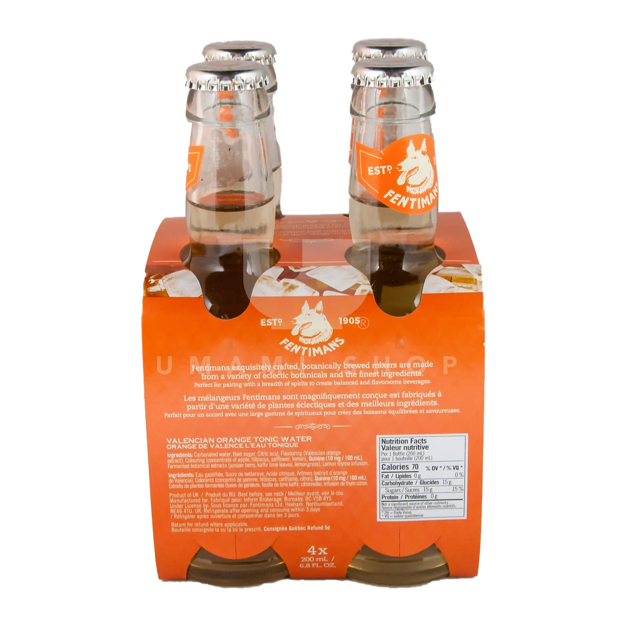 Tonic Water Orange 4Pack Mini - Image 2