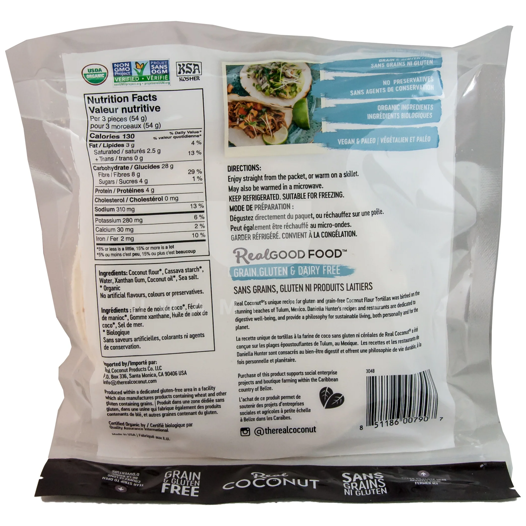 Org Coconut Flour Tortillas - Image 2