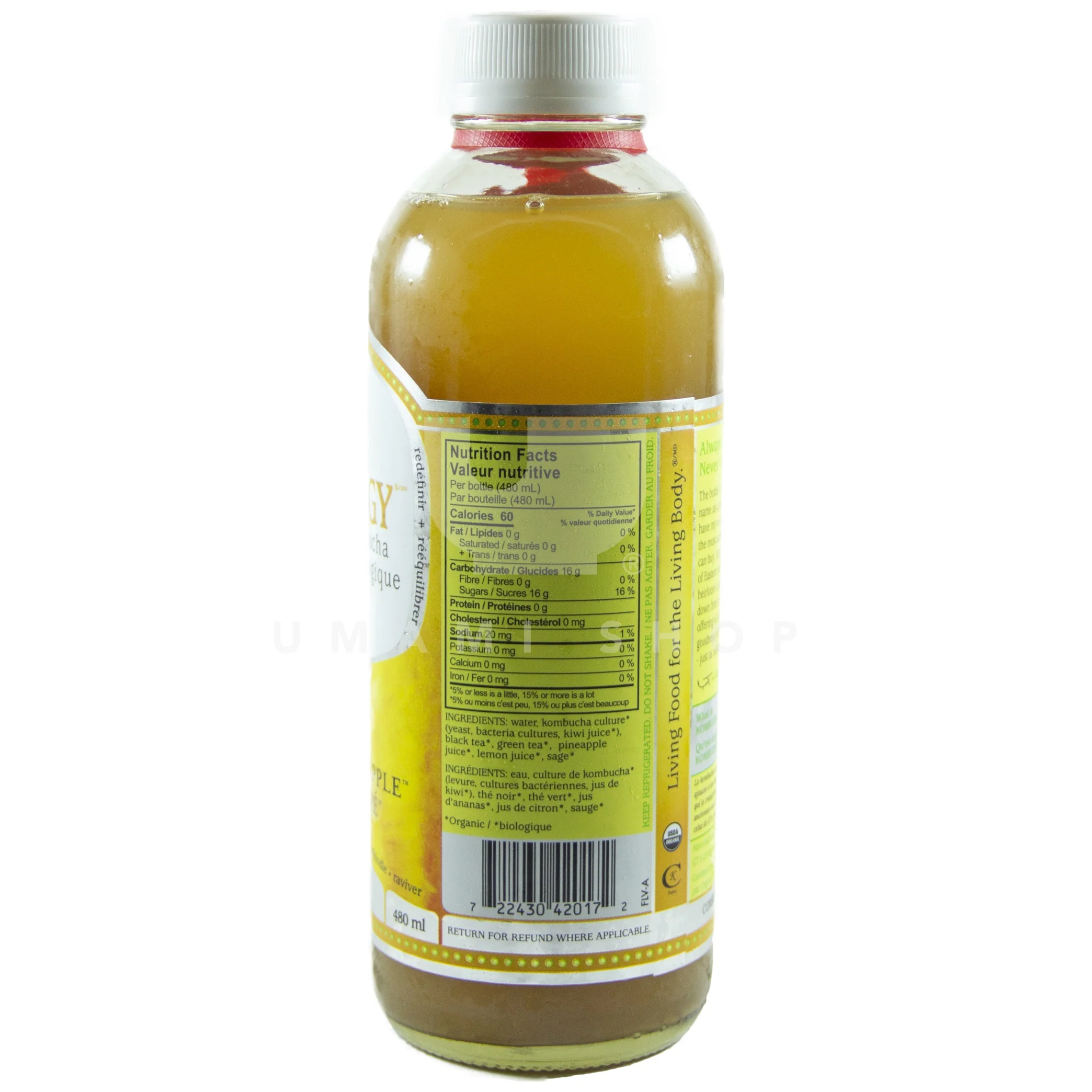 Org. Kombucha Golden Pineapple - Image 2