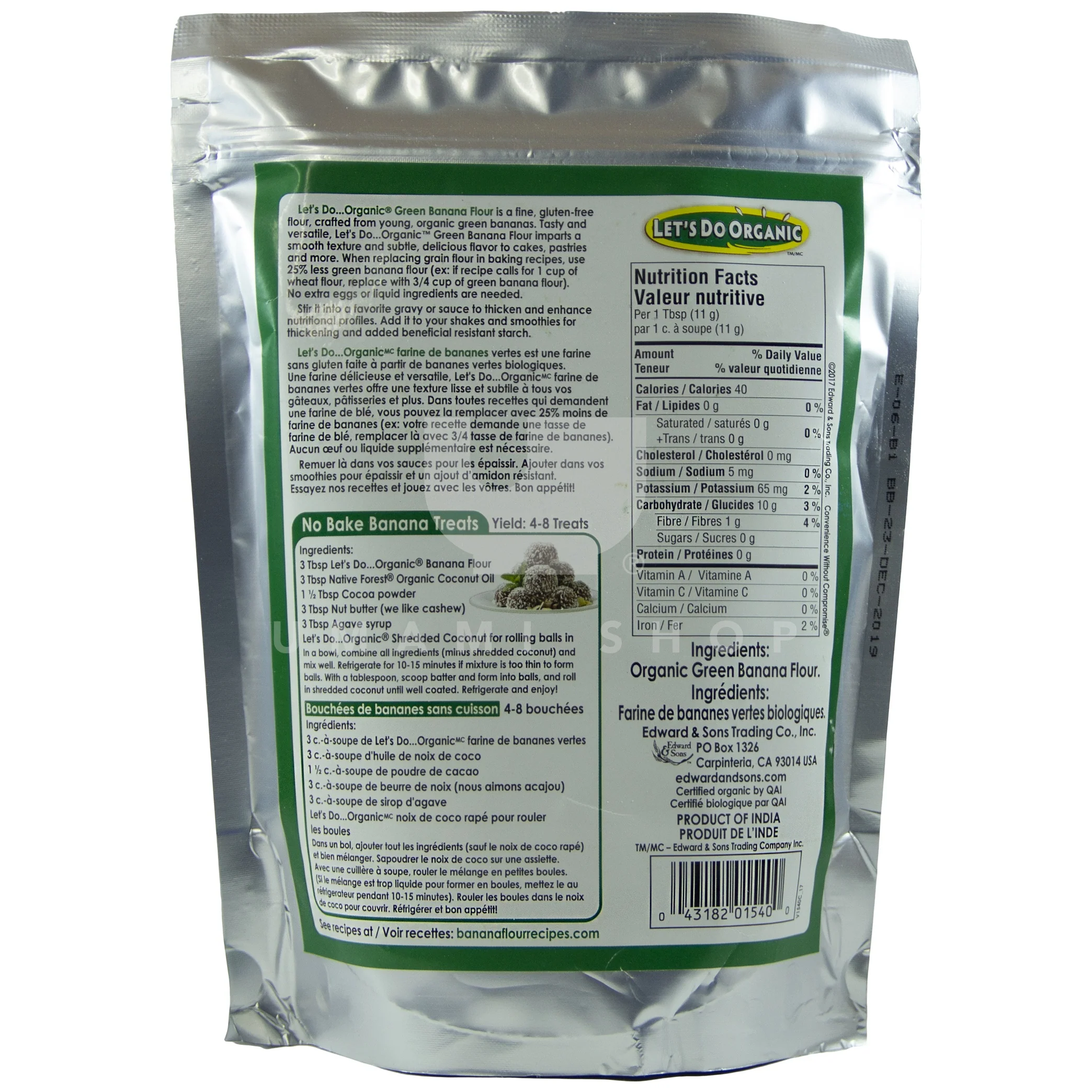 ORGANIC Green Banana Flour (GF) - Image 2
