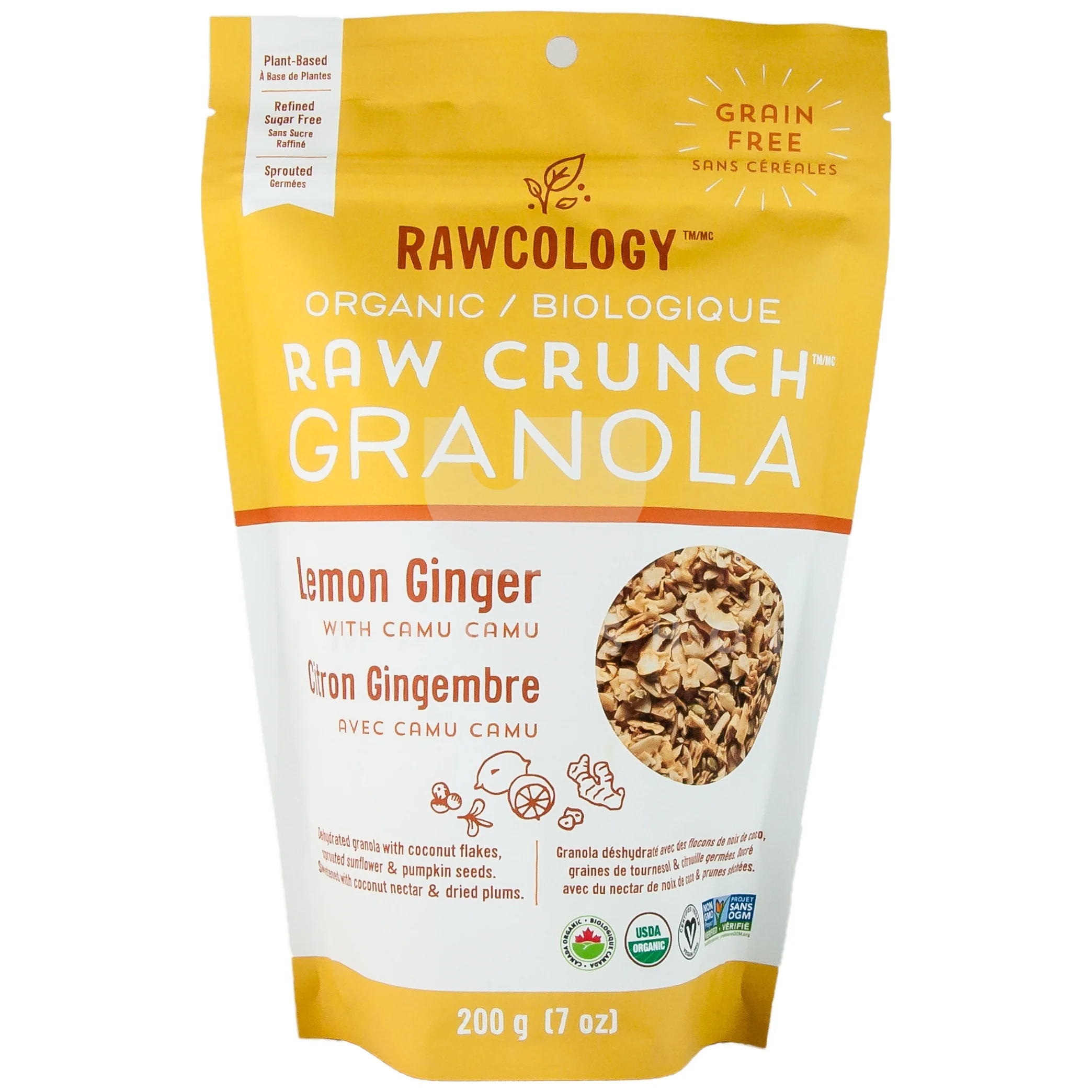 Org. Lemon Ginger Granola (V)