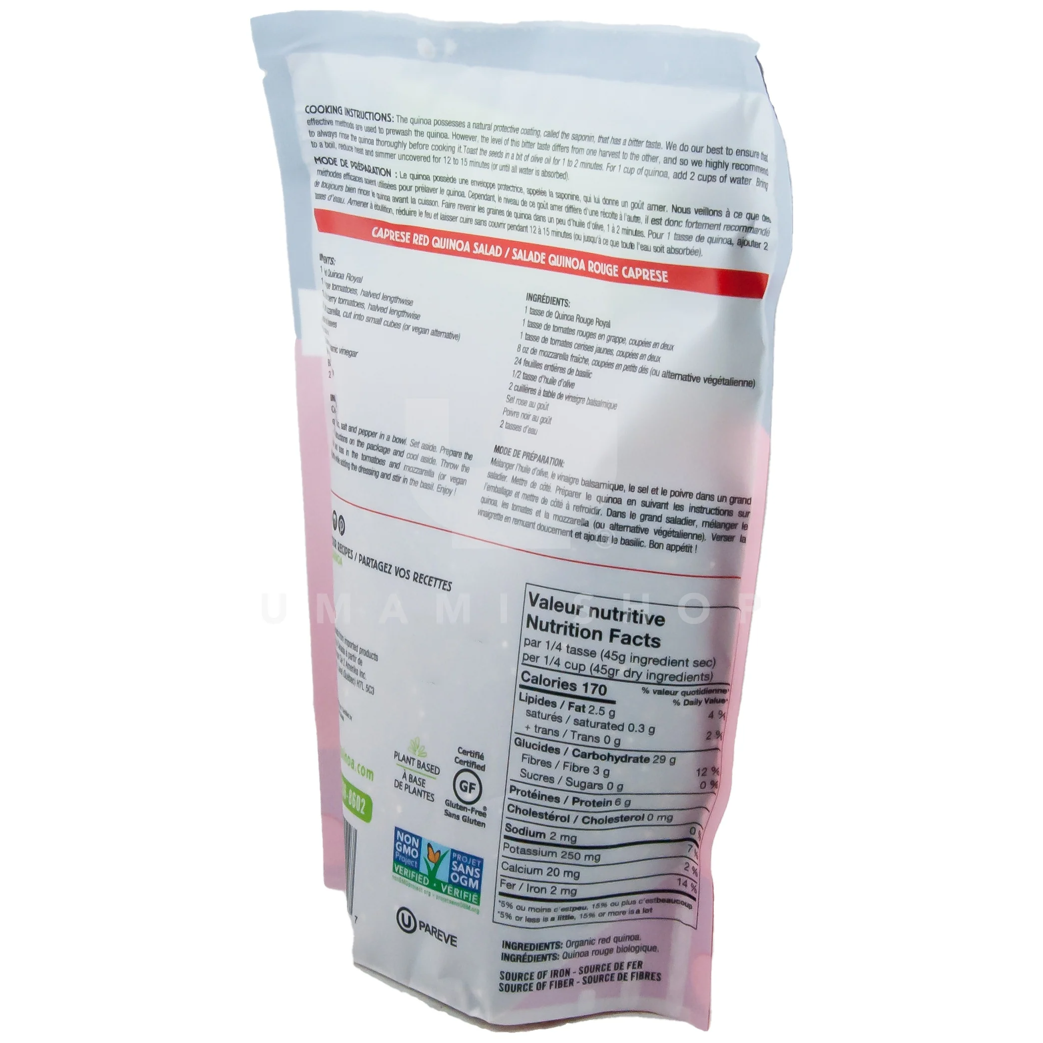 ORGANIC Red Quinoa (GF,V) - Image 2