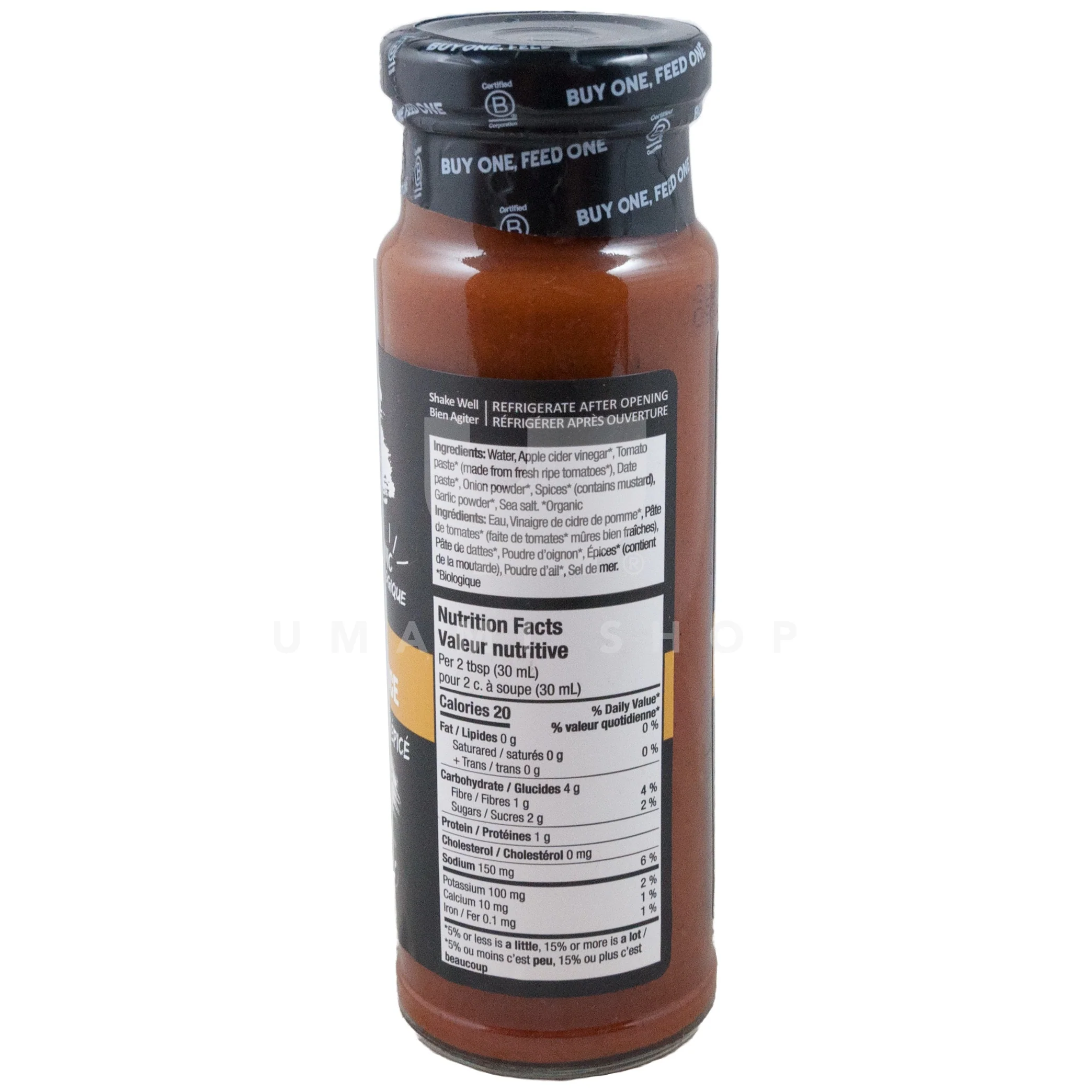 ORGANIC BBQ Sauce Sweet & Spicy (GF,V) - Image 2