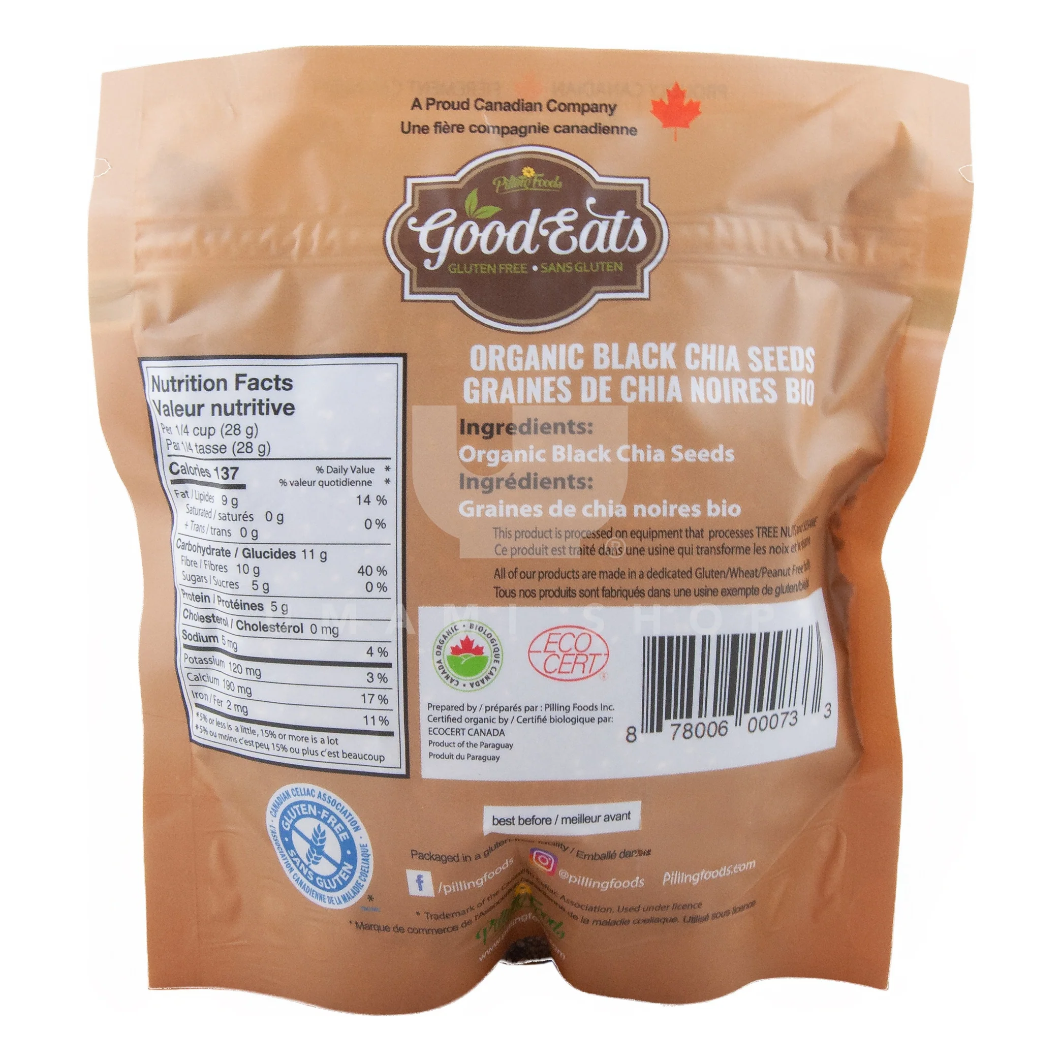 ORGANIC Black Chia Seeds (GF) - Image 2