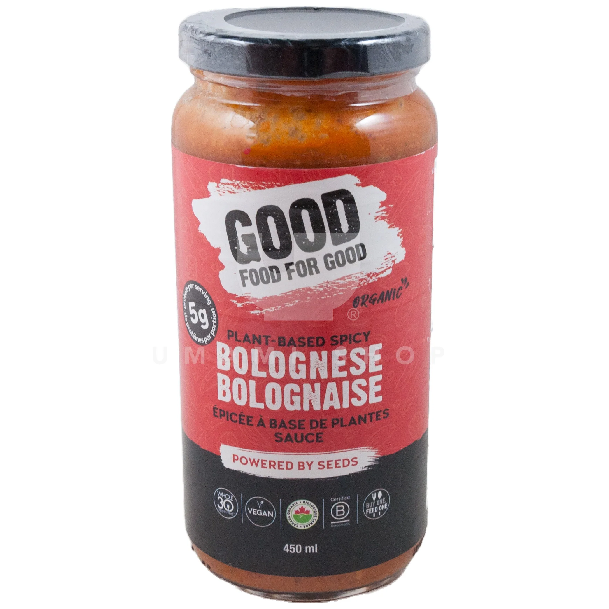ORGANIC Bolognese Sauce Spicy (GF,V)