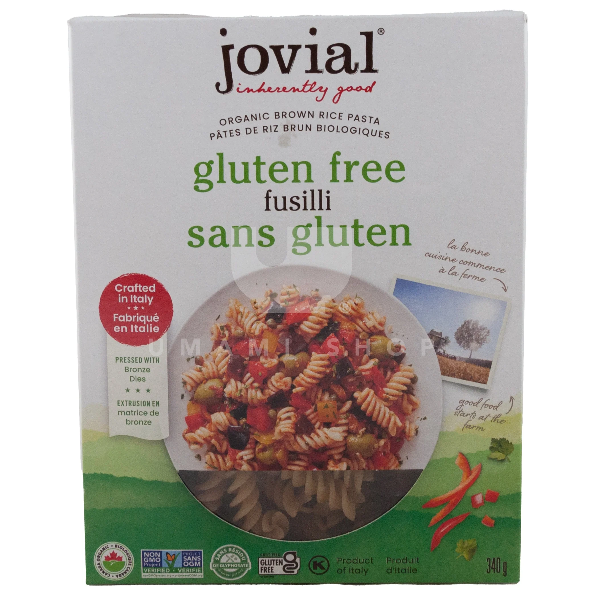 ORGANIC Brown Rice Fusilli Pasta (GF)