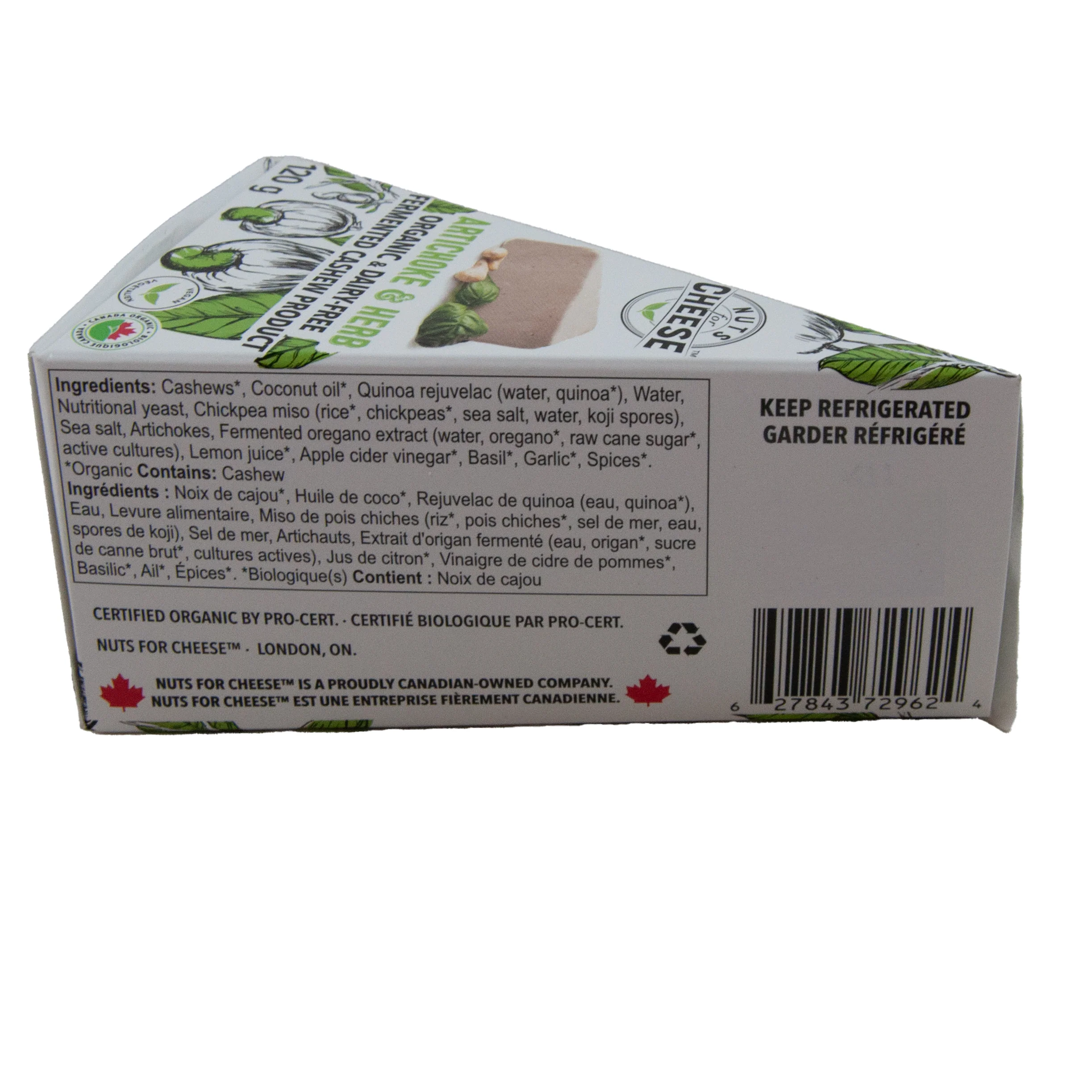 ORGANIC Cashew Herb Cheese (V) - Image 3