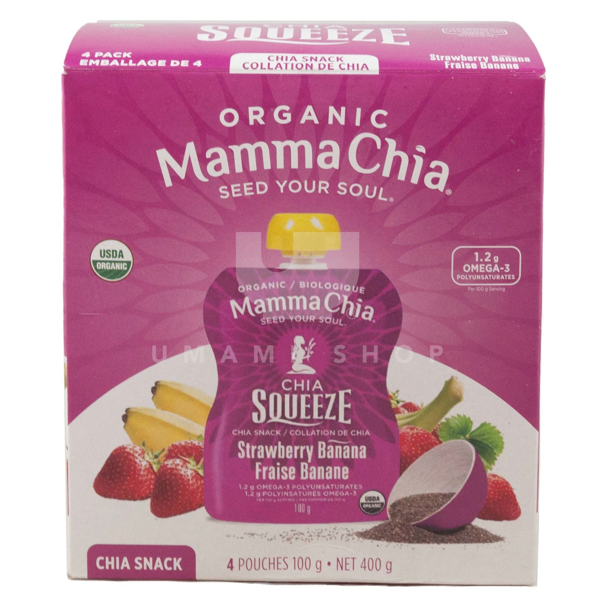 ORGANIC Chia Squeeze 4Pcs