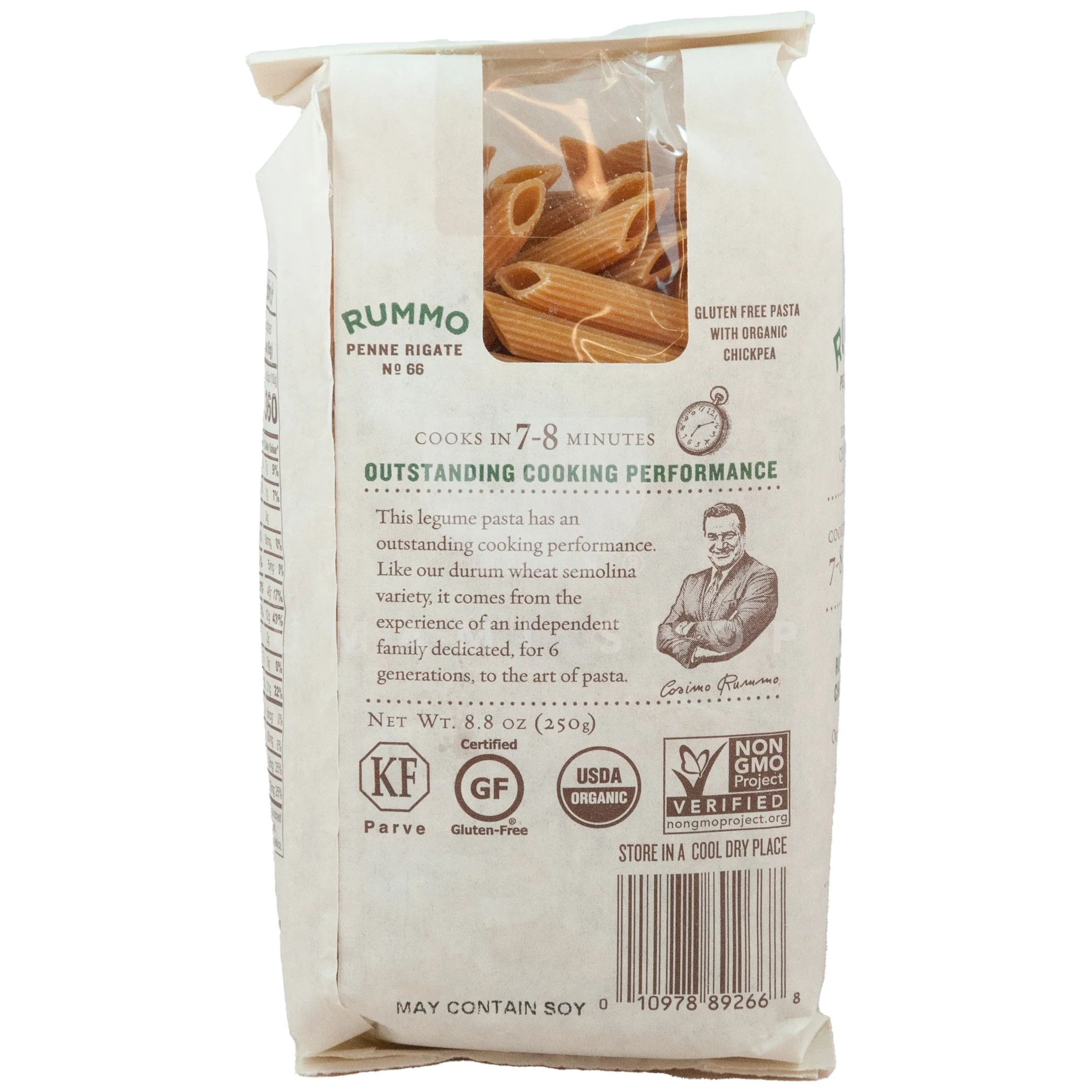ORGANIC Chickpea Penne Rigate No 66  (GF) - Image 2
