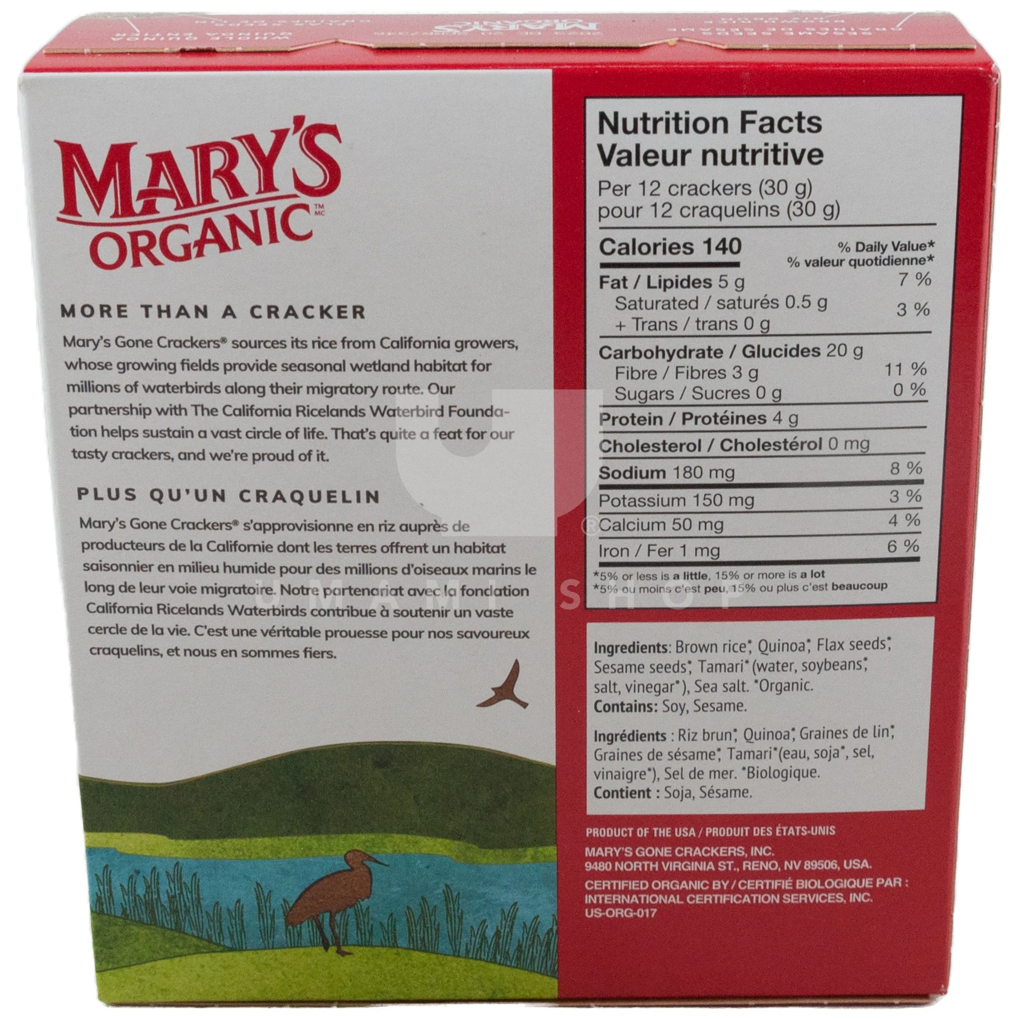 ORGANIC Crackers Original (GF) - Image 2