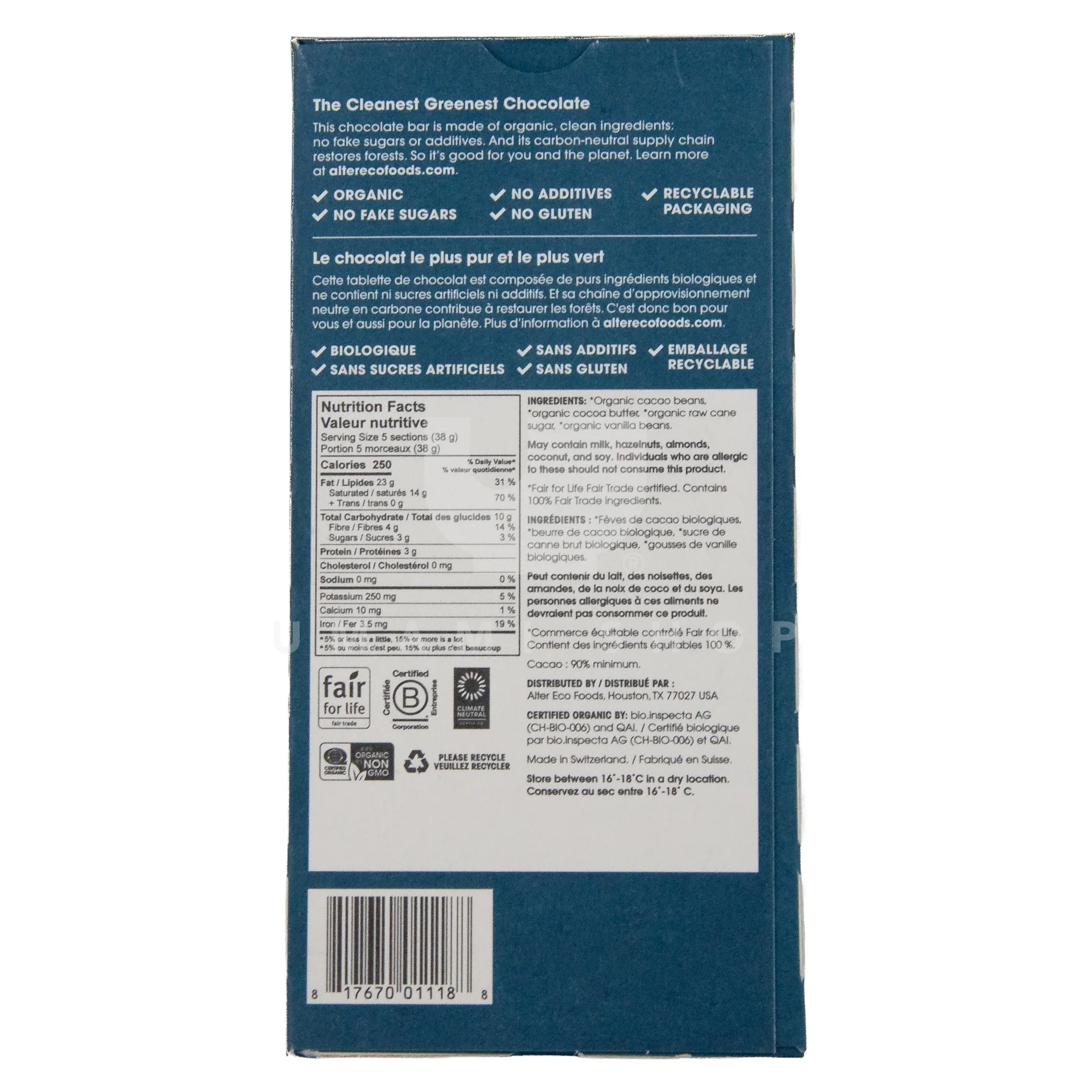 ORGANIC Dark Chocolate "Super Blackout" - Image 2