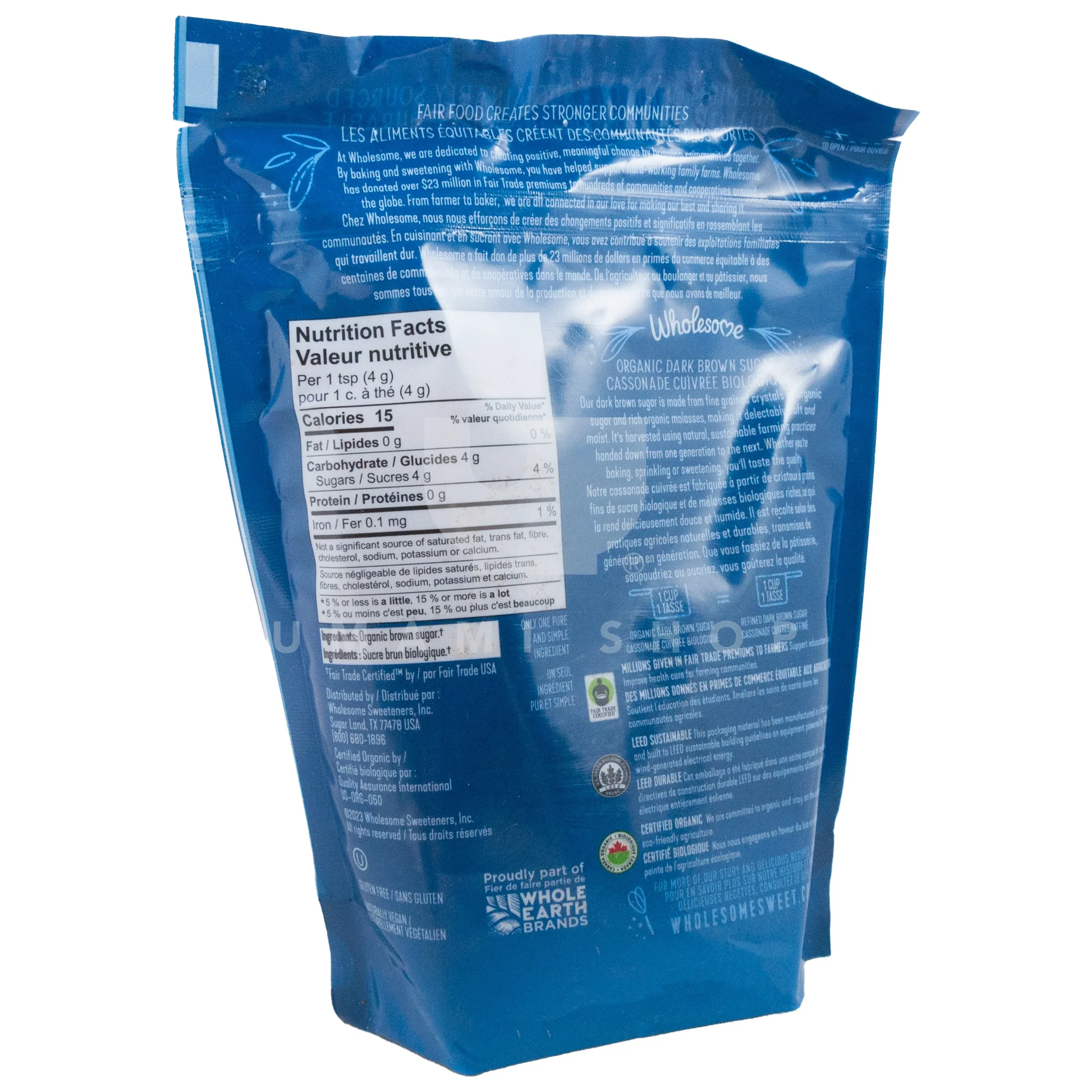 ORGANIC Dark Brown Sugar (GF,V) - Image 2