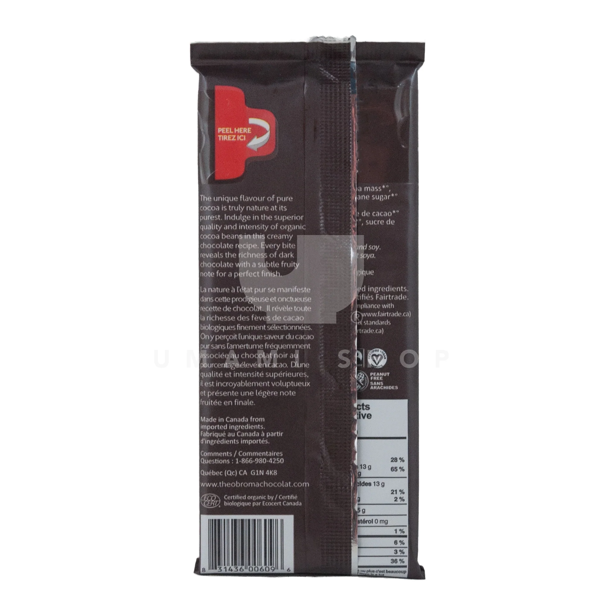 ORGANIC Dark Chocolate 95% (GF,V) - Image 2