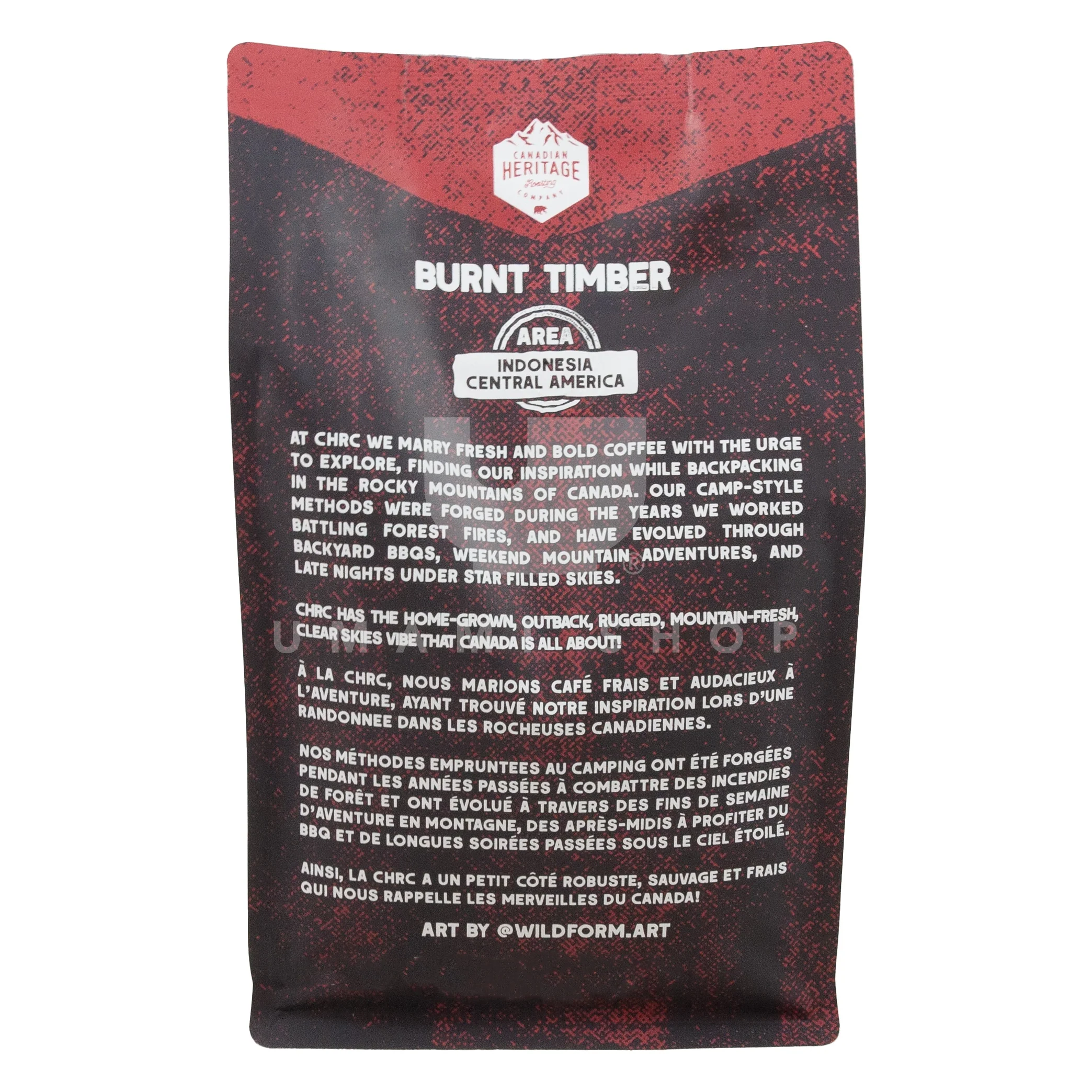 ORGANIC Dark Roast "Burnt Timber" Coffee - Image 2
