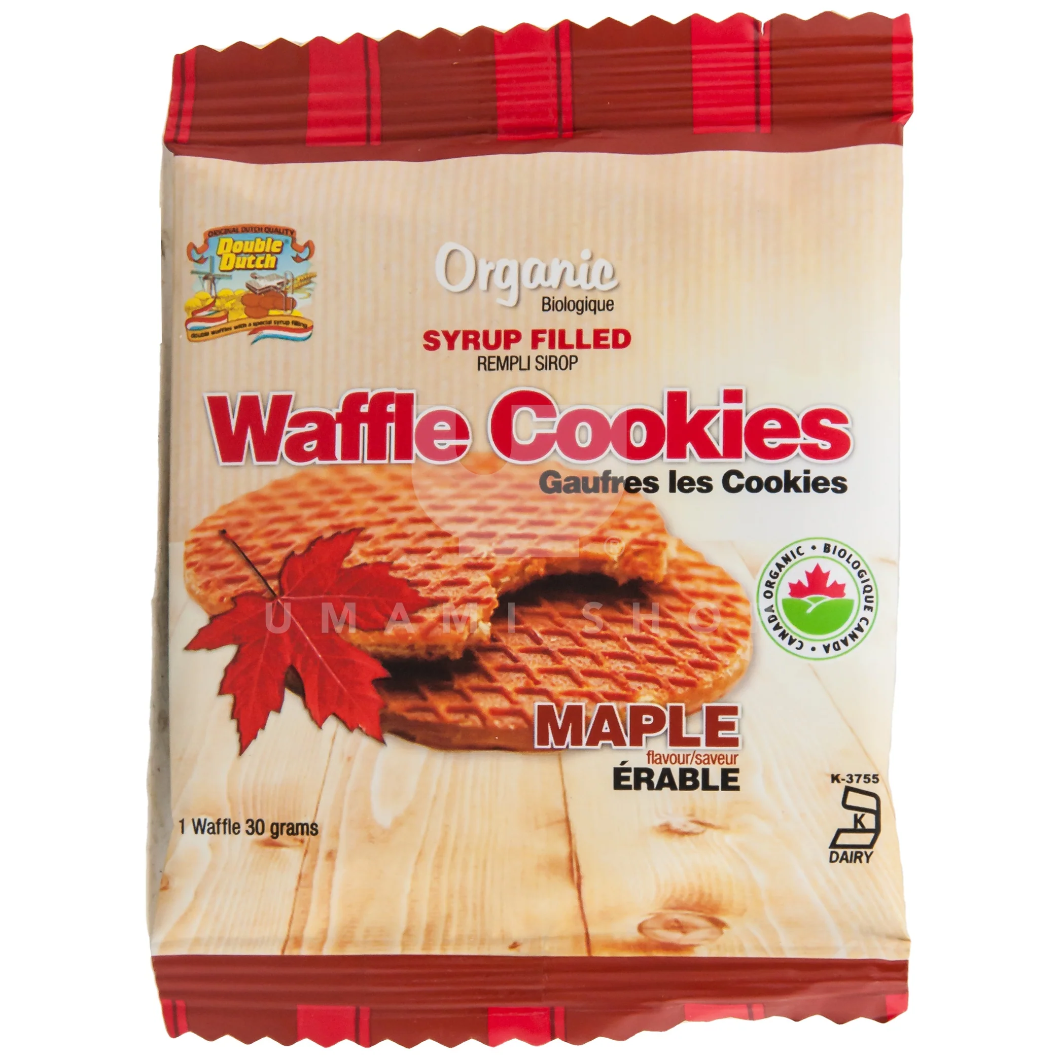 ORGANIC Dutch Waffles Maple