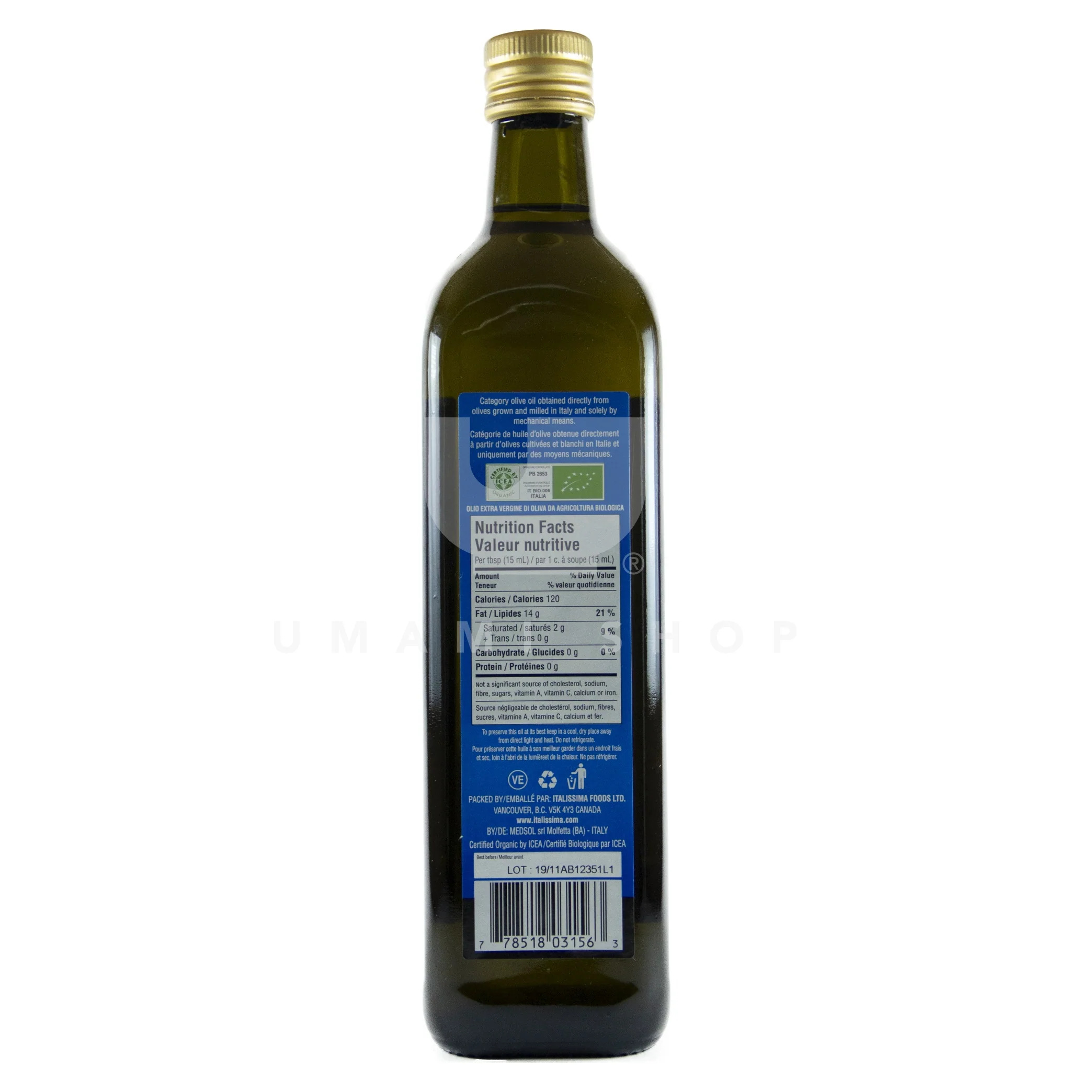 ORGANIC Olive Oil (Blue Label) - Image 2