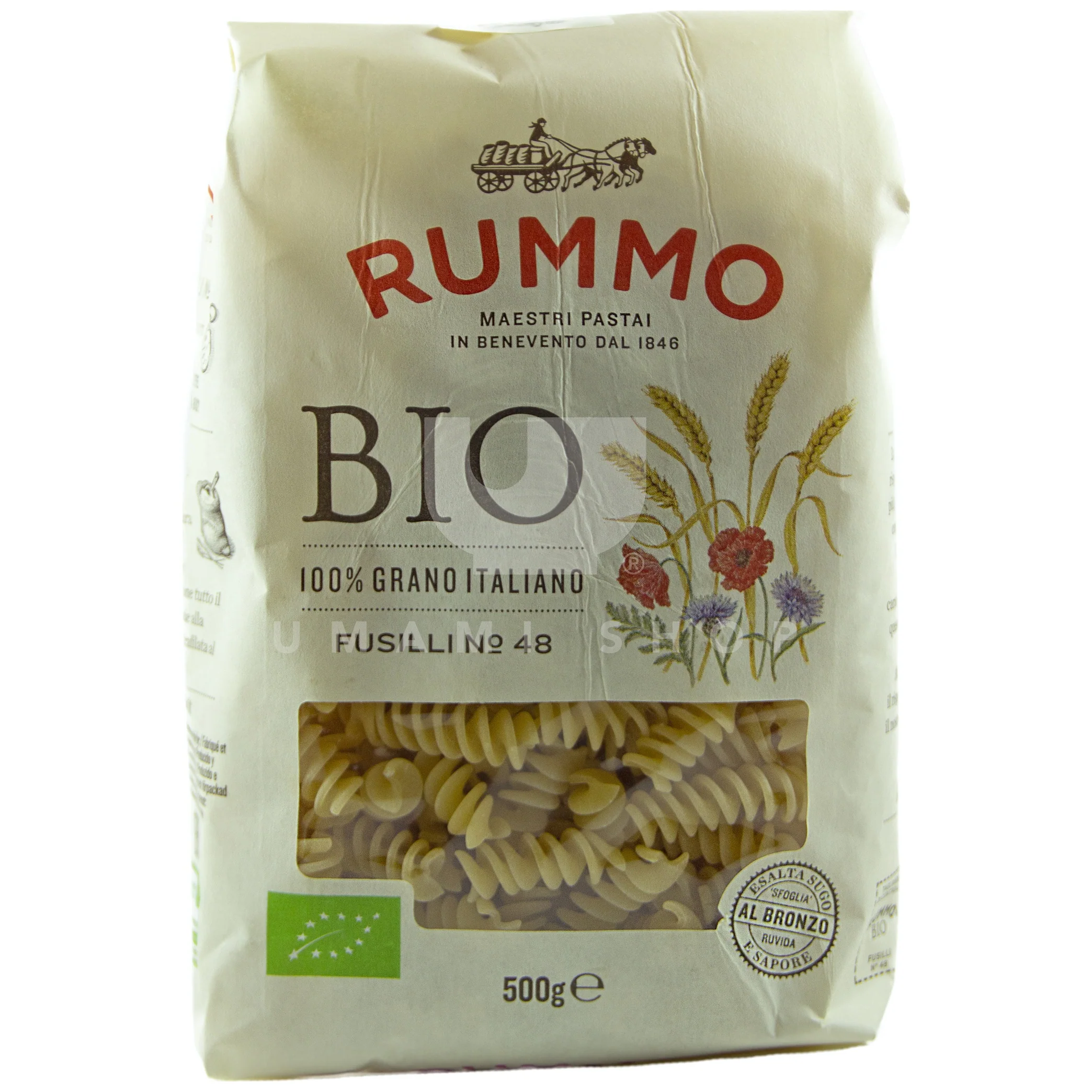 ORGANIC Fusilli Pasta No 48