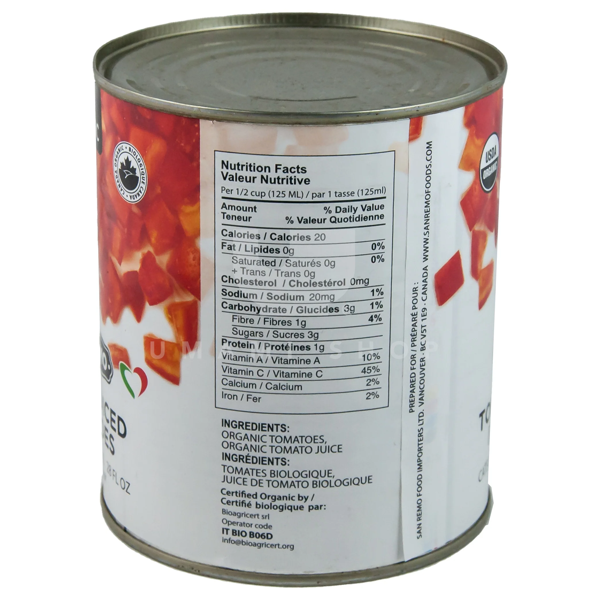 ORGANIC Italian Diced Tomatoes - Image 2