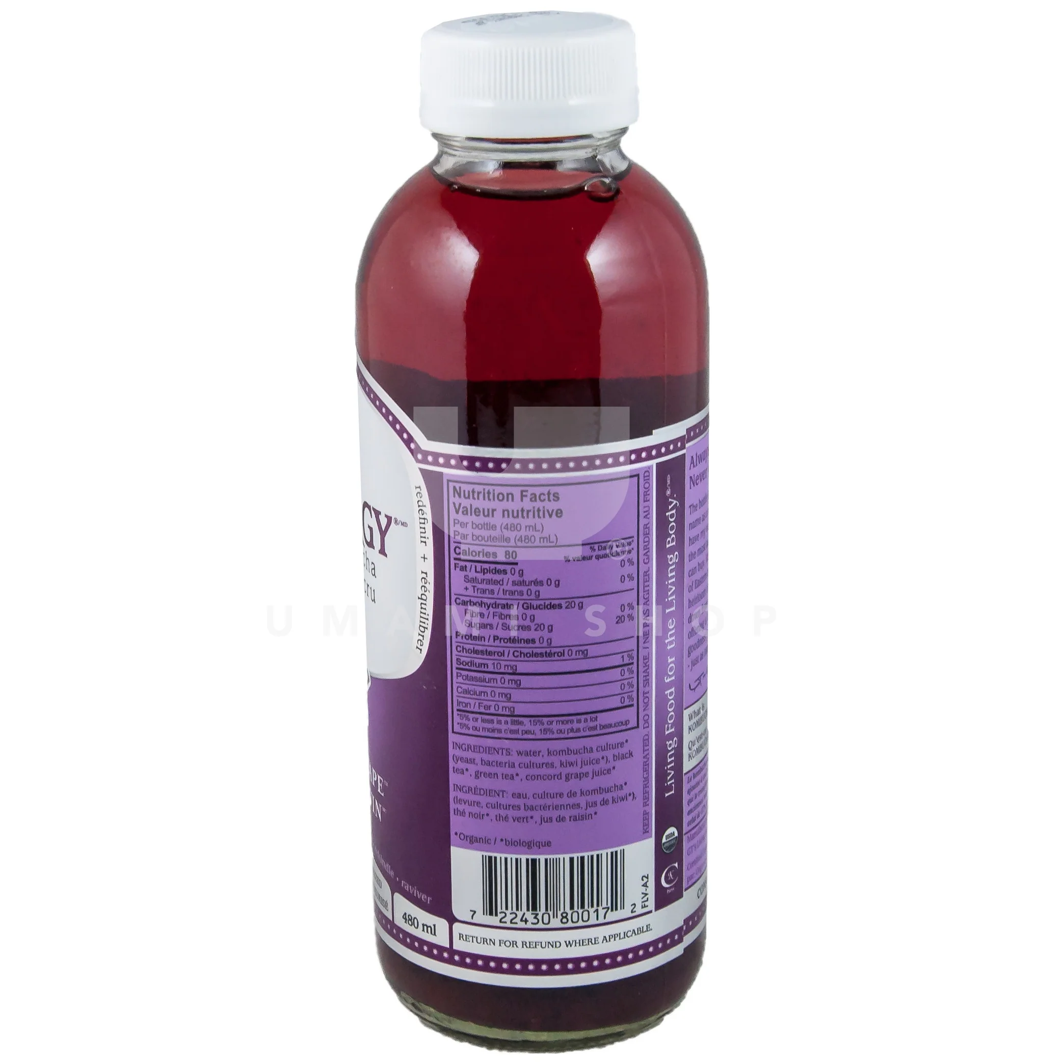 ORGANIC Kombucha Divine Grape - Image 2
