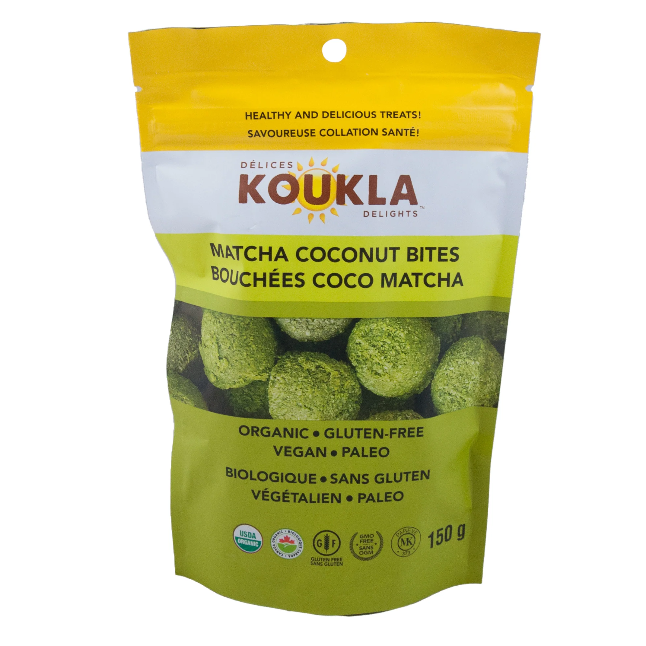 ORGANIC Matcha Coconut Bites (GF,V)