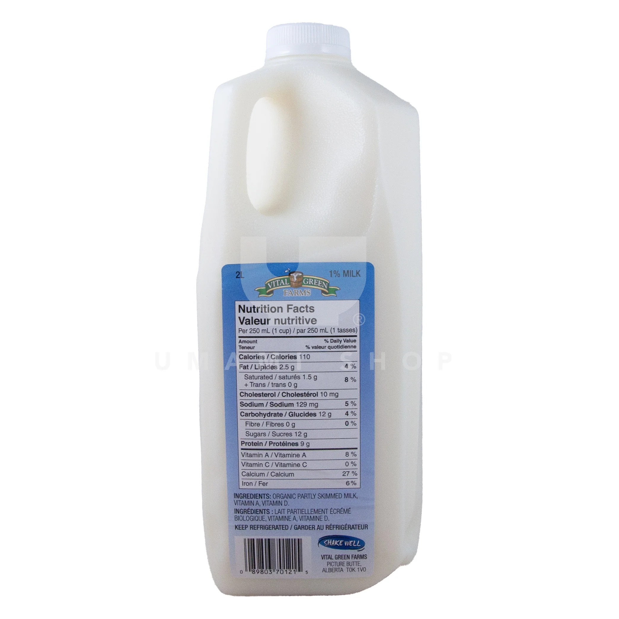 ORGANIC Milk 1% - Image 2