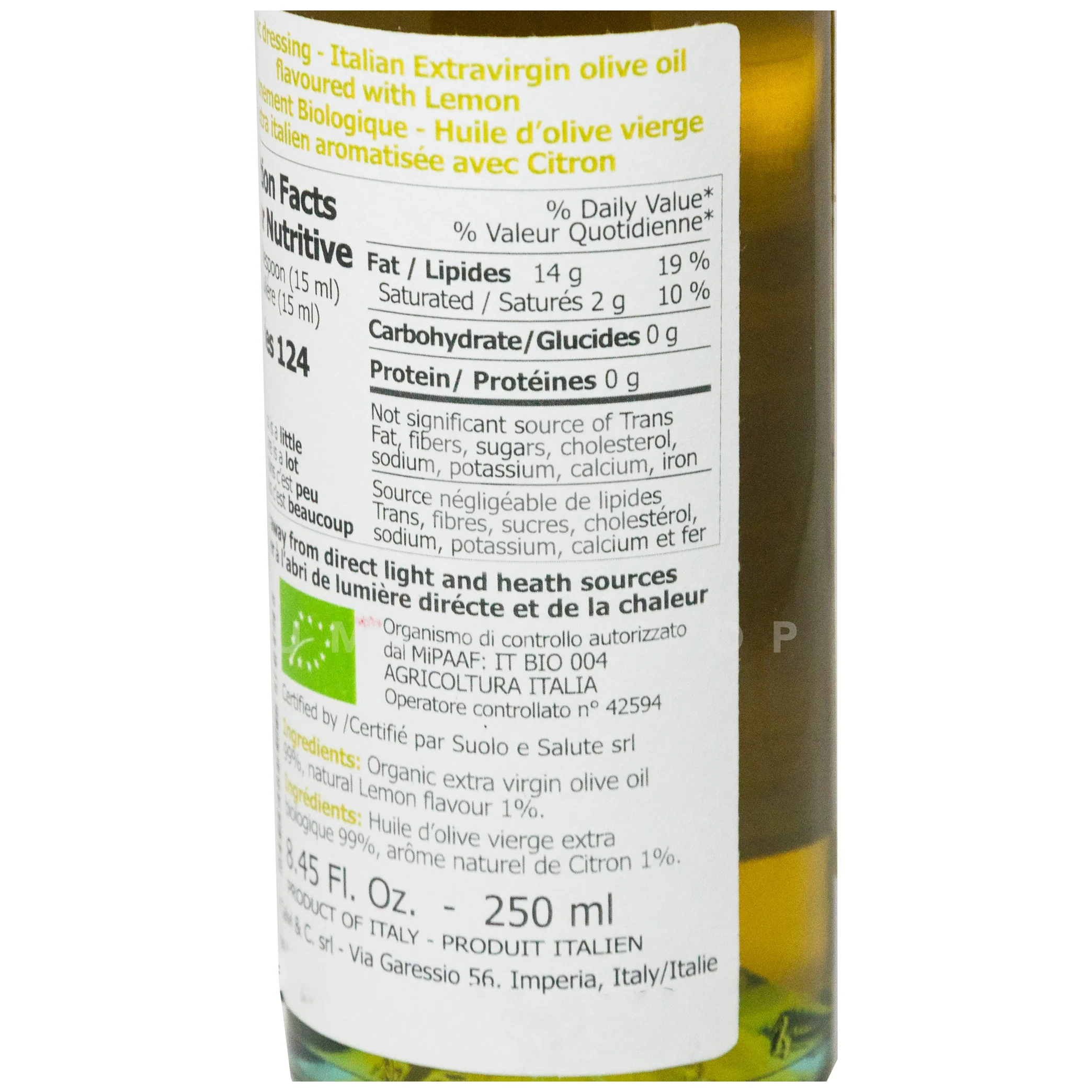 ORGANIC Olive Oil w/Lemon - Image 2
