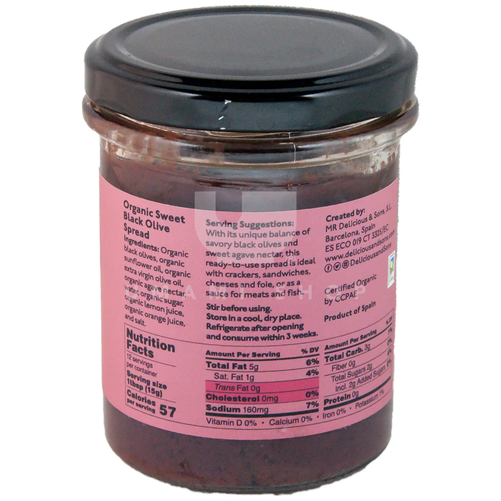 Organic Olive Spread (GF,V) - Image 2