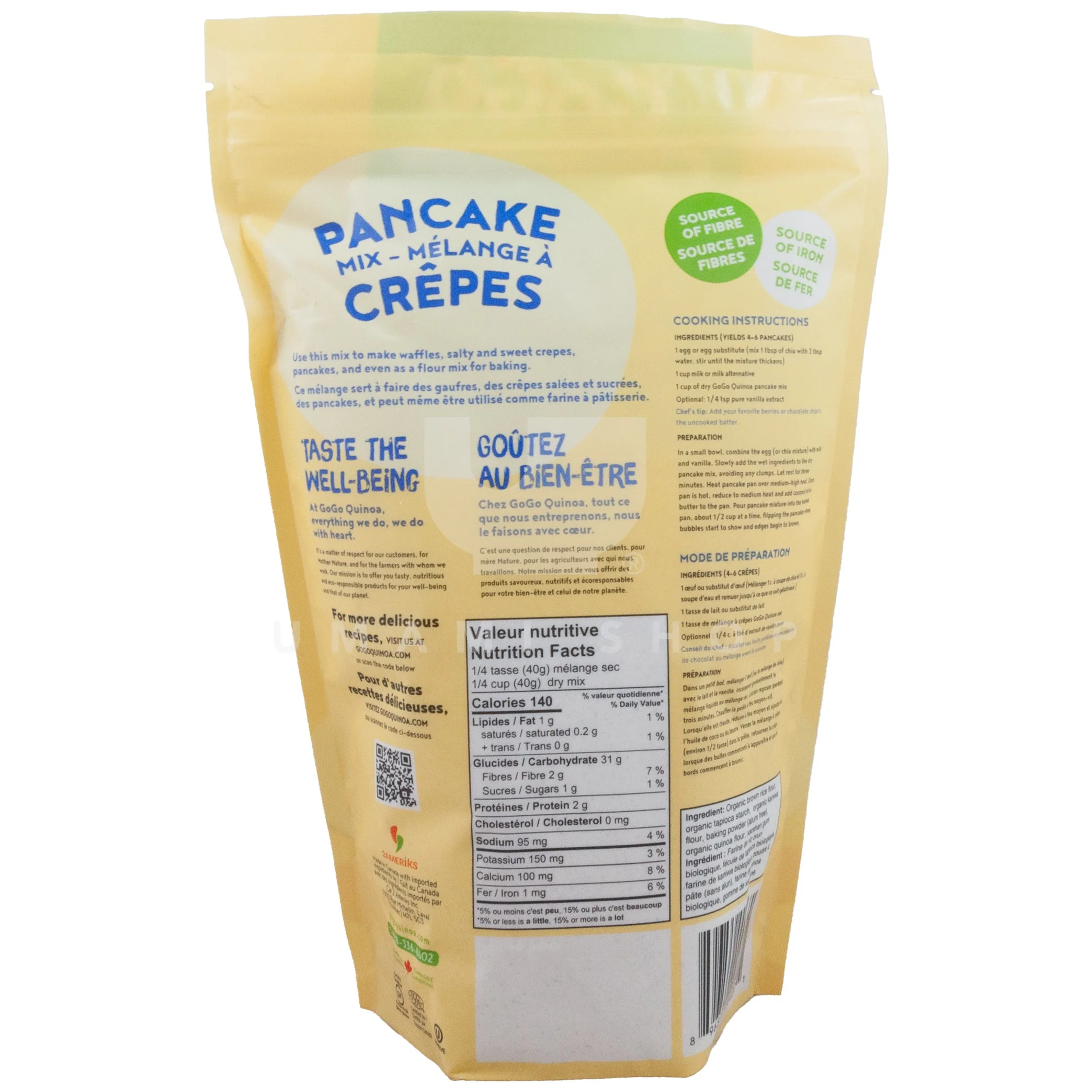 ORGANIC Pancake Mix (GF,V) - Image 2