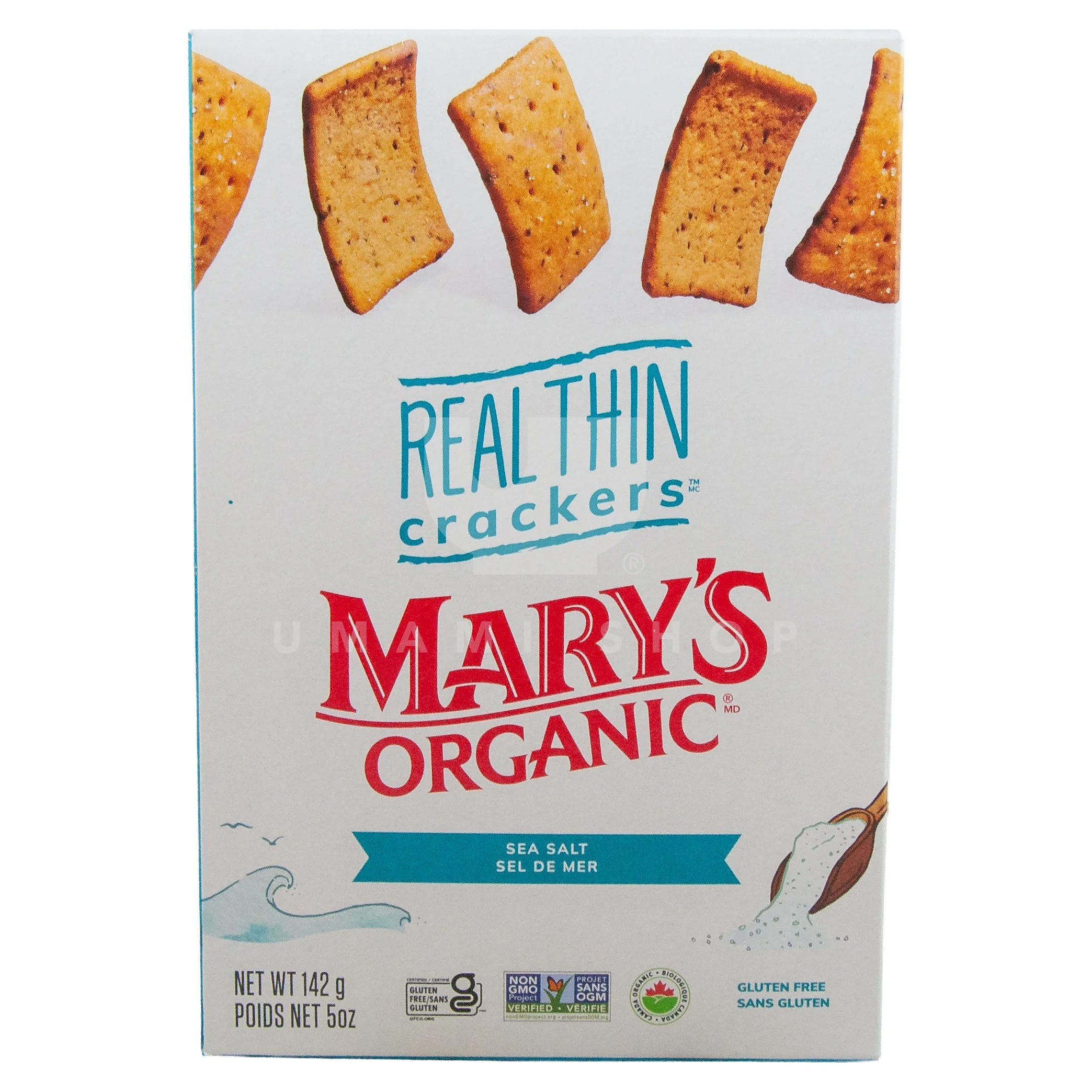 ORGANIC Real Thin Crackers Se Salt