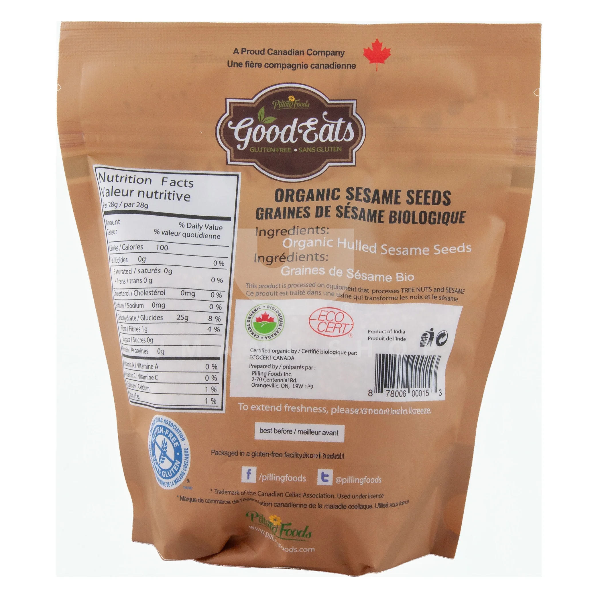 ORGANIC Sesame Seeds White (GF) - Image 2