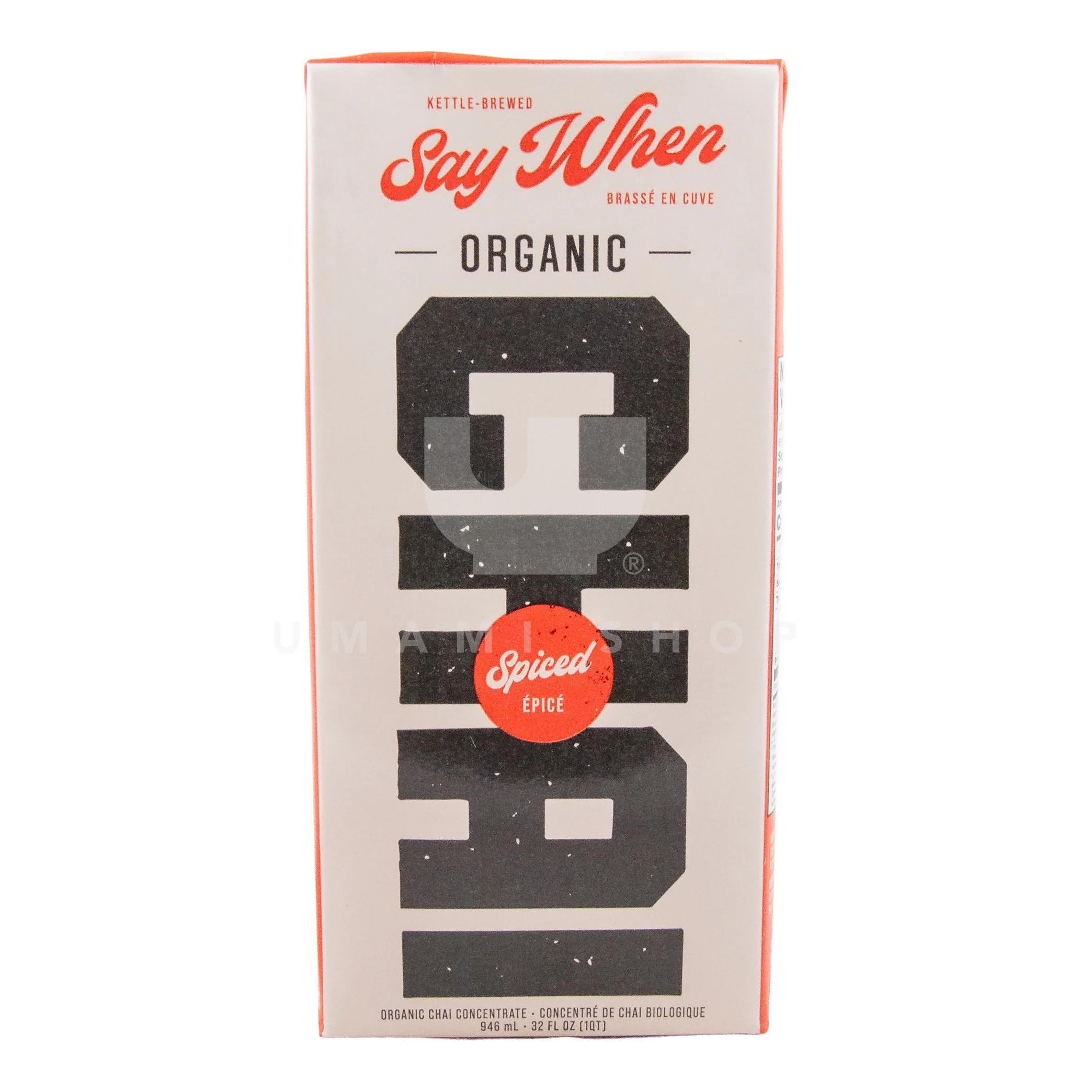 ORGANIC Spiced Chai Concentrate
