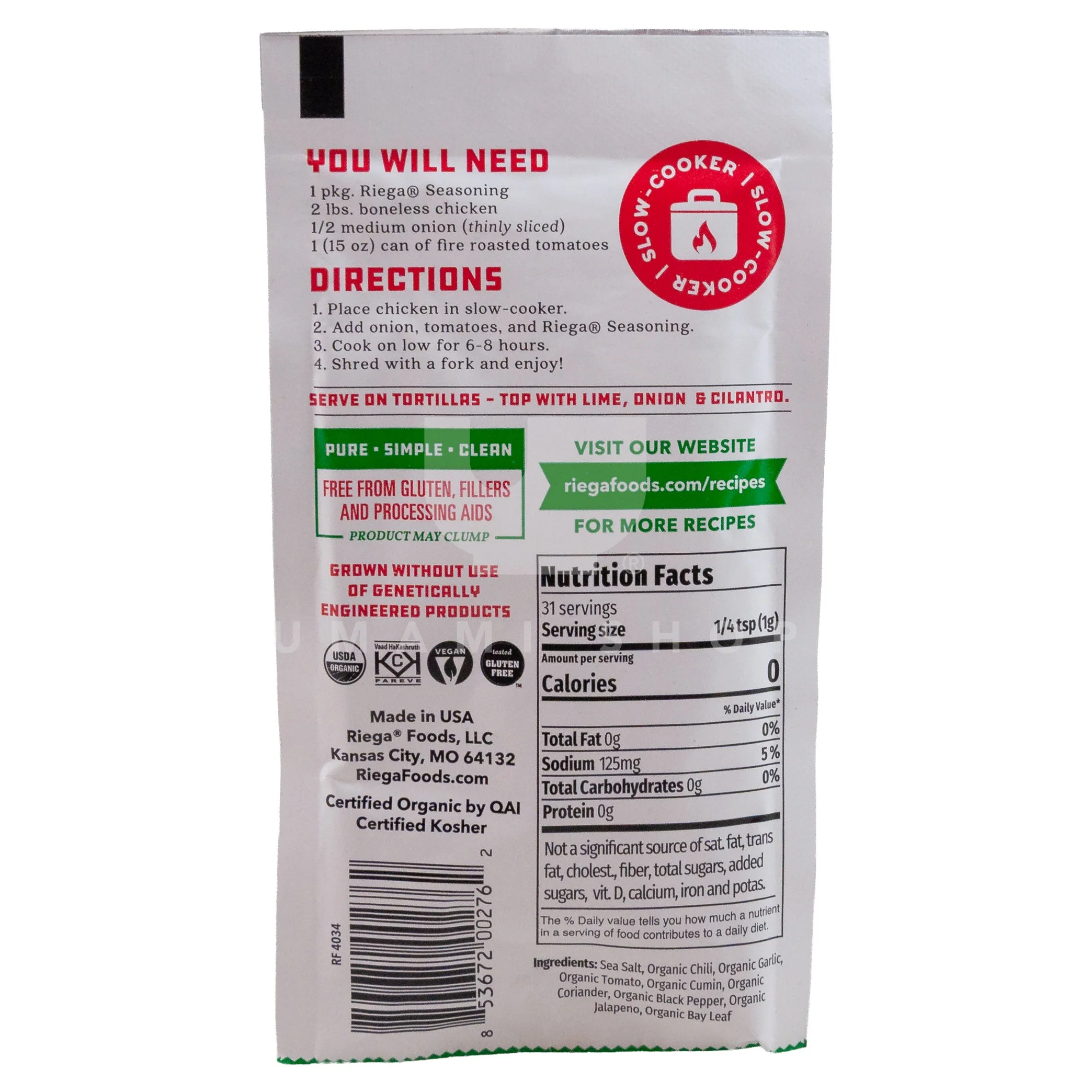 ORGANIC Taco Seasoning "Chicken Tinga" - Image 2