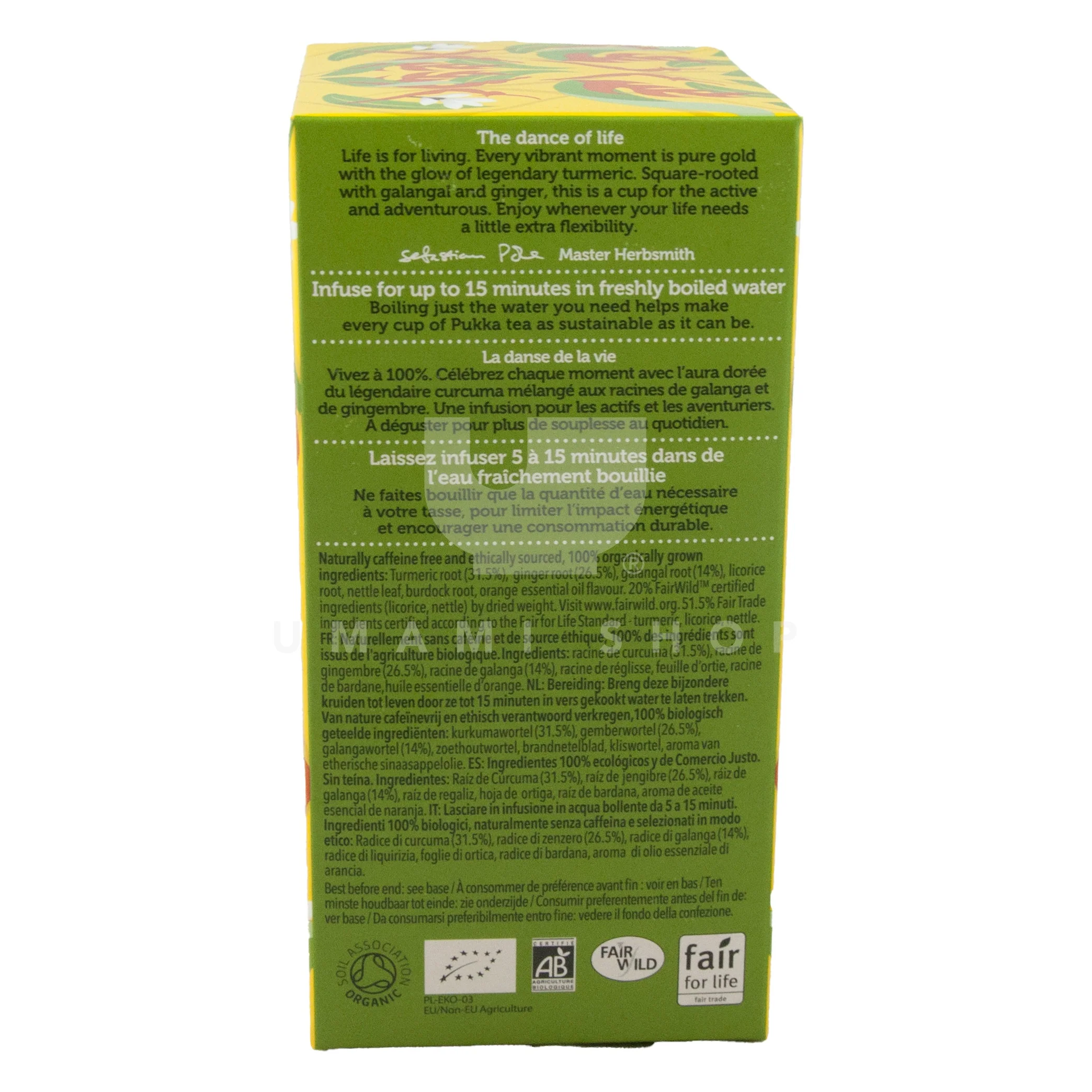 ORGANIC Tea w/Turmeric (20Bags) - Image 2