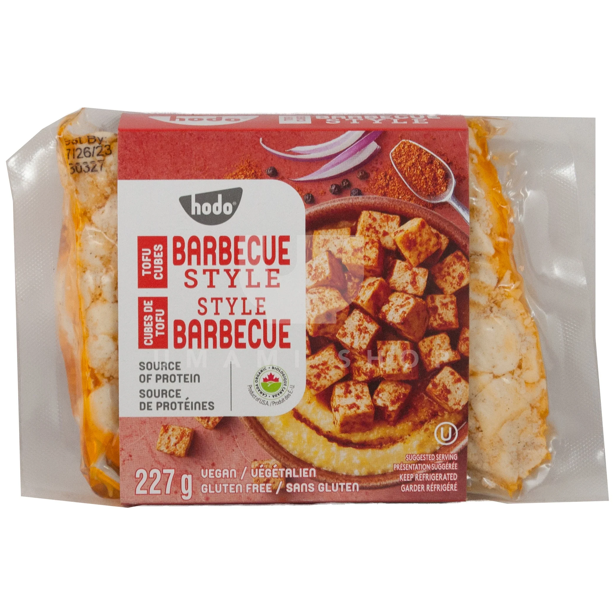 ORGANIC Tofu Cubes BBQ (GF,V)