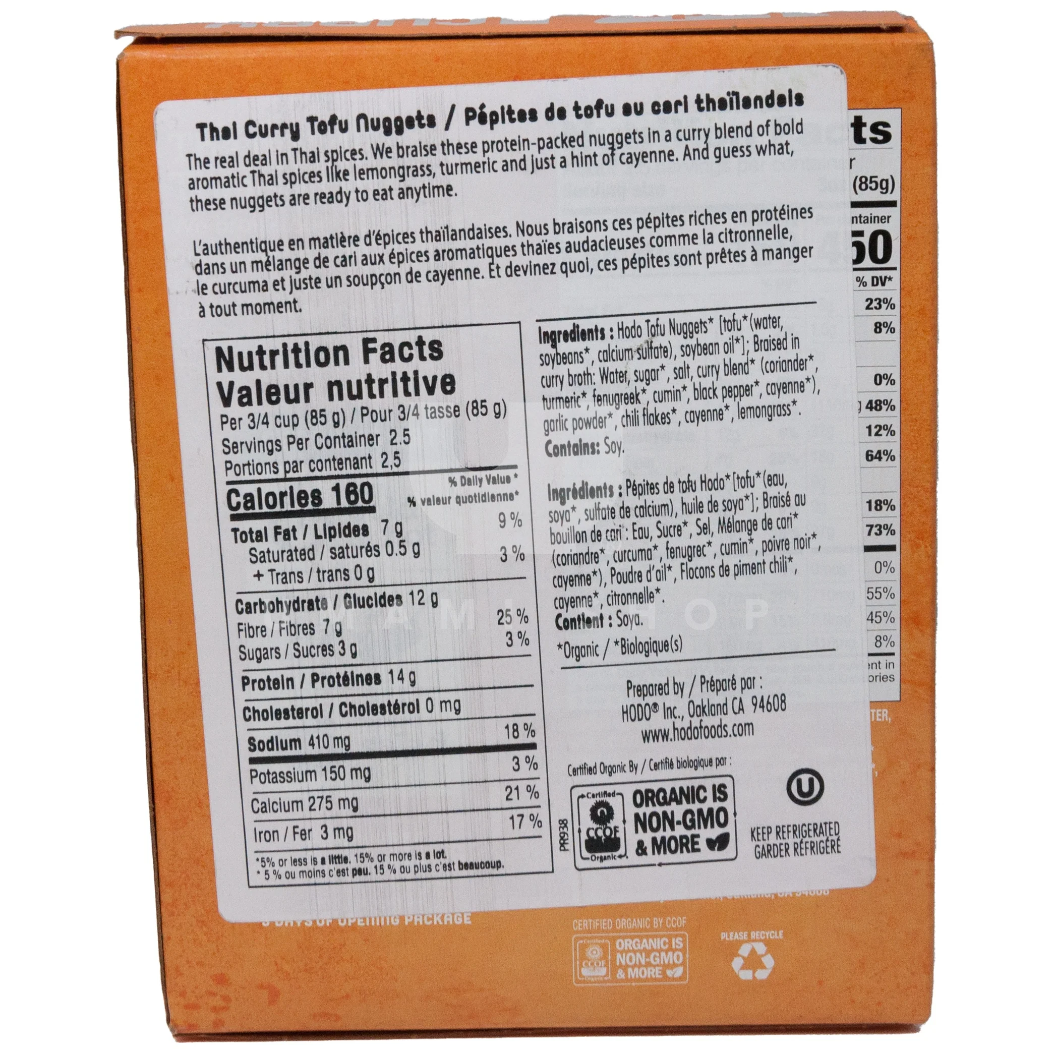ORGANIC Tofu Nuggets Curry (V) - Image 2