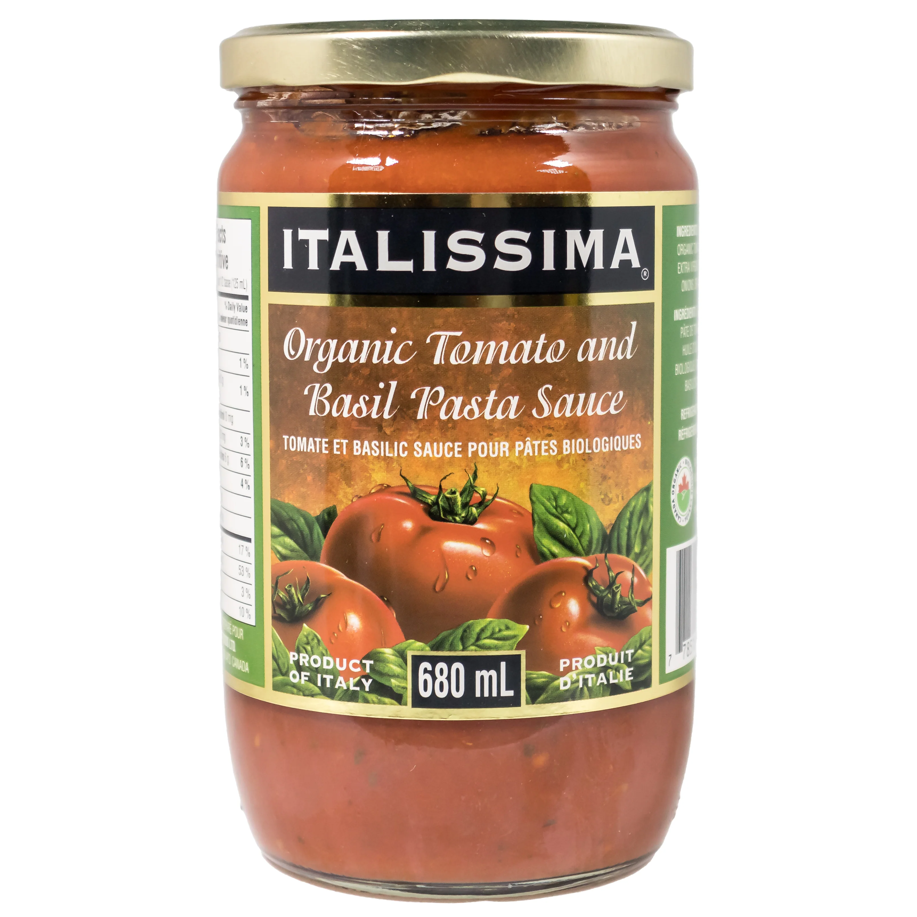 ORGANIC Tomato & Basil Sauce