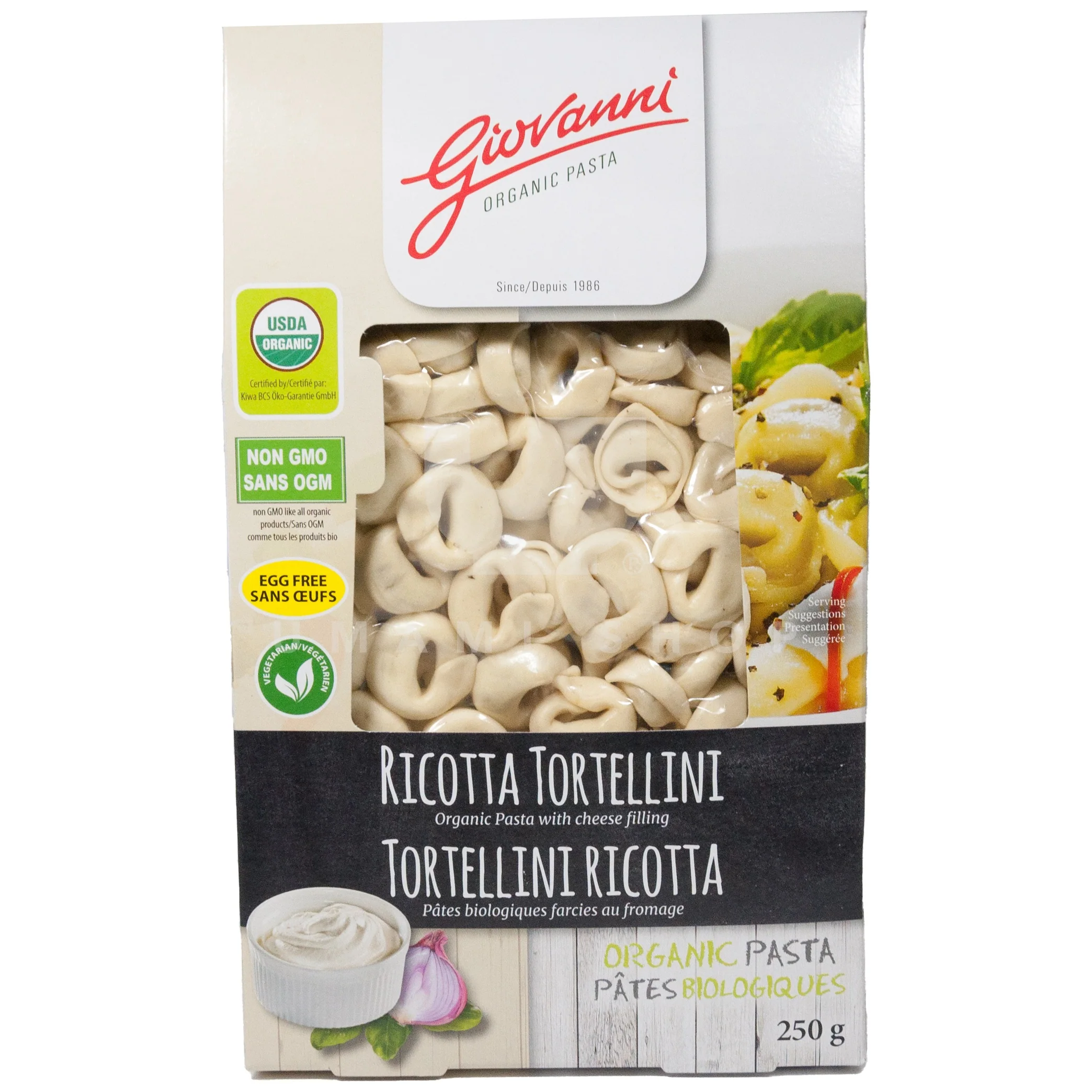 ORGANIC Tortellini Ricotta