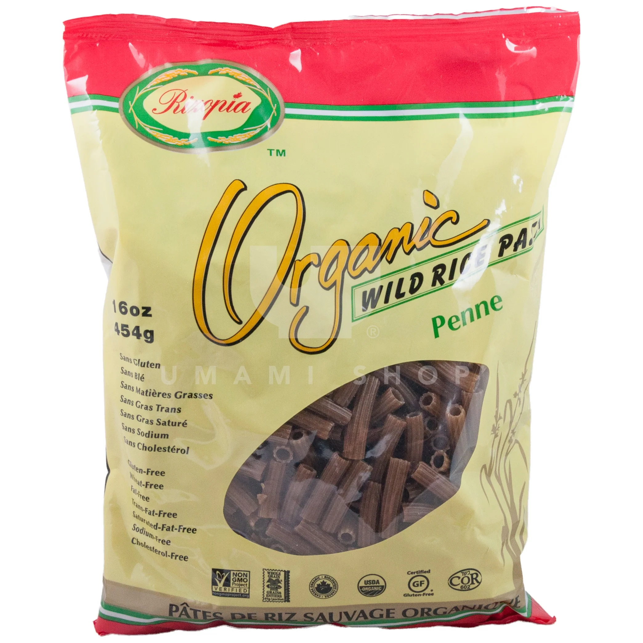 ORGANIC Wild Rice Pasta "Penne" (GF)