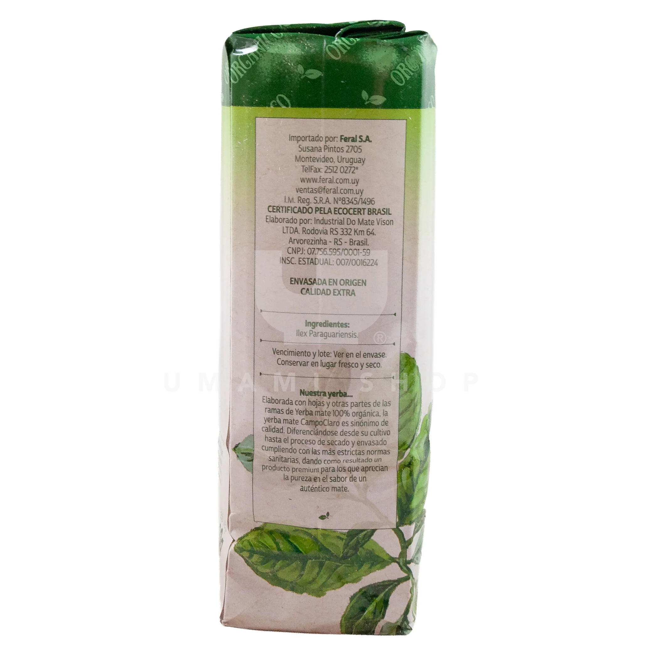 ORGANIC Yerba Mate "Campo Claro" 1.1Lbs - Image 2
