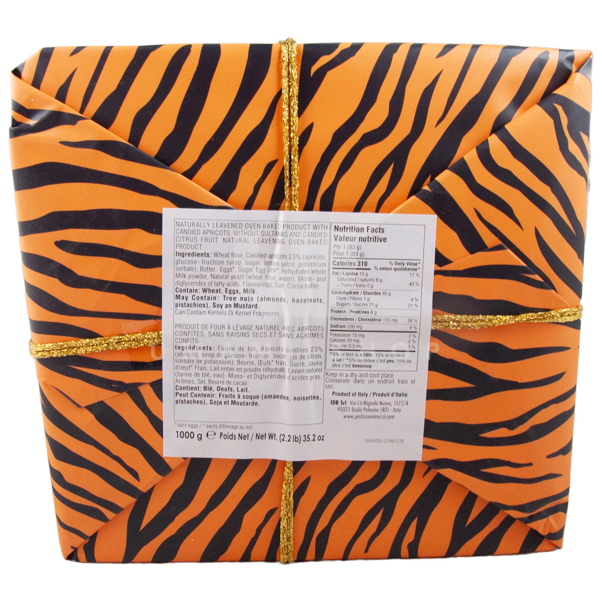 Panettone Apricot (Hand Wrapped) - Image 2