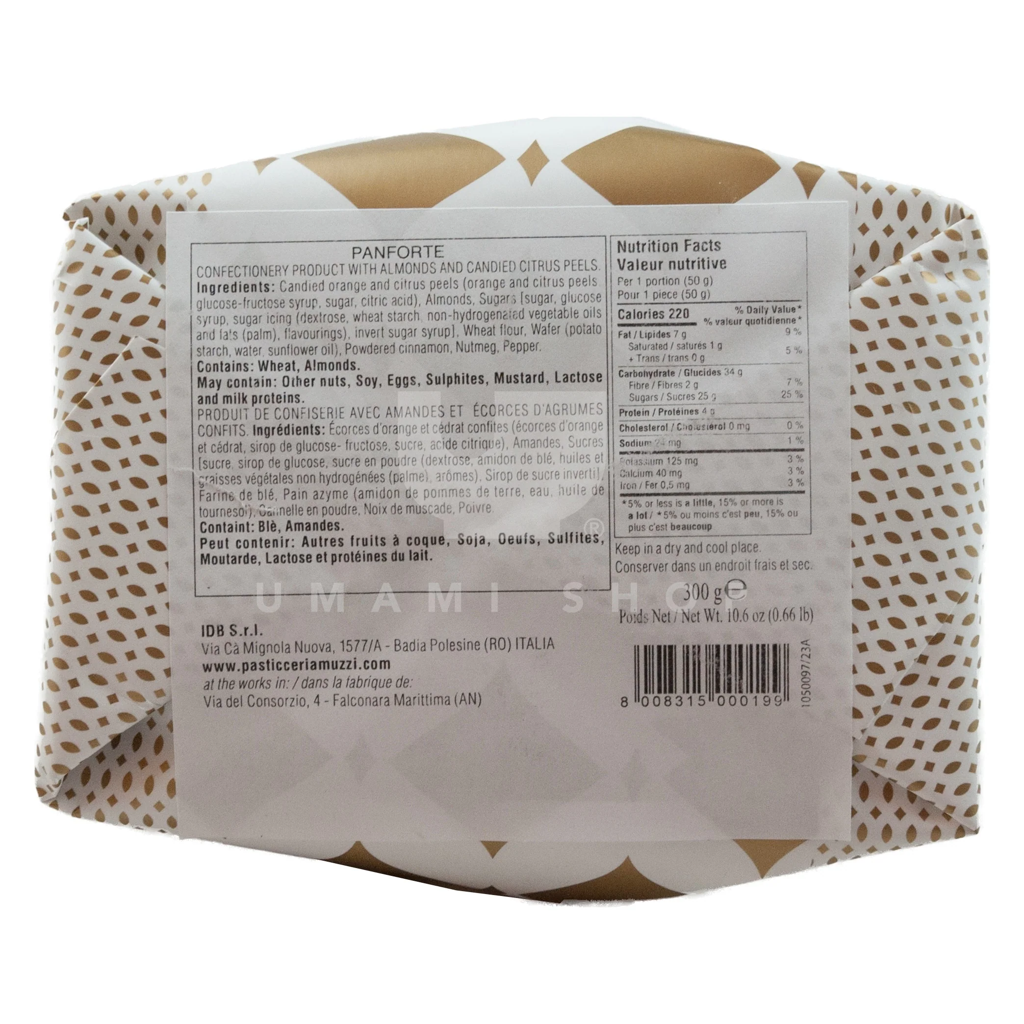Panforte (Hand wrapped) in Box - Image 2