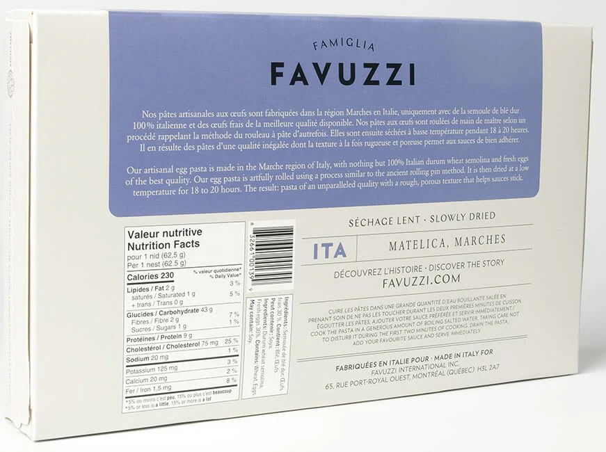 Pappardelle Nest Egg Pasta (Box) - Image 2